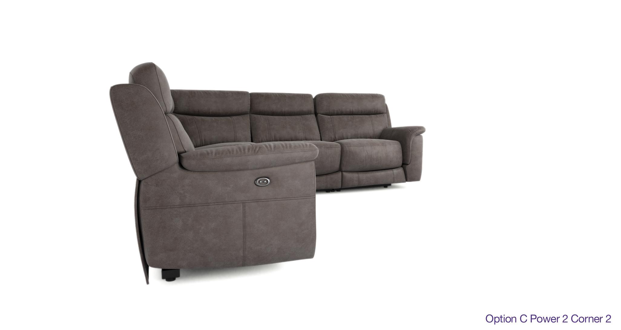 Dfs luther deals power corner sofa