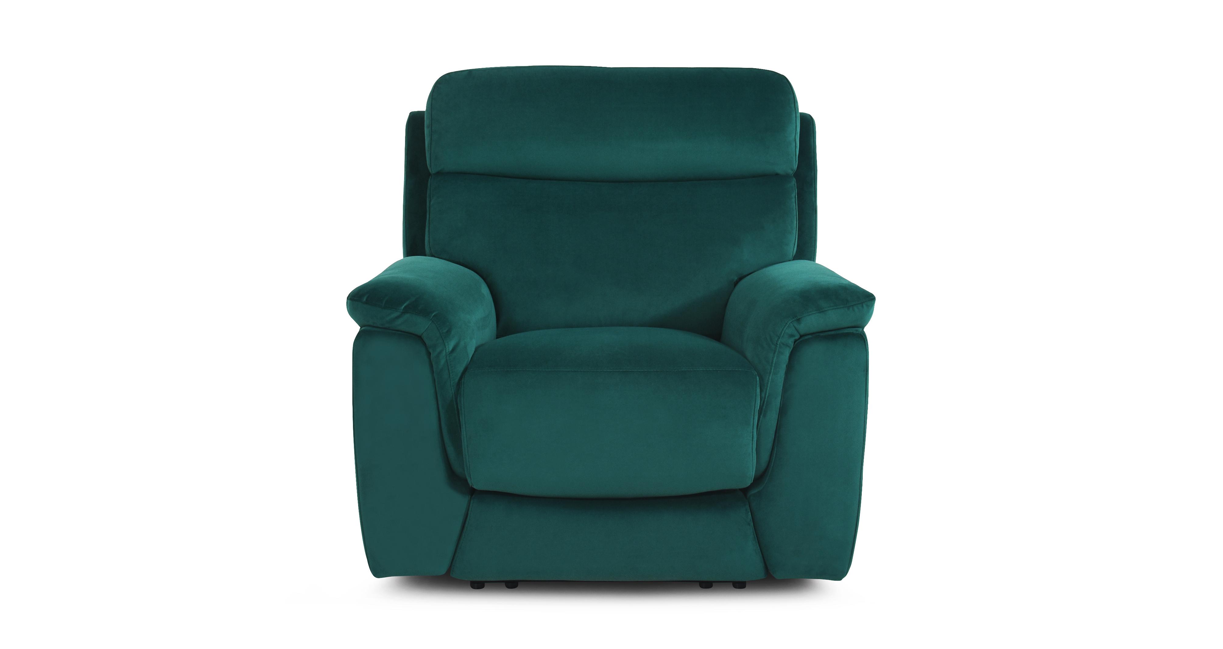 Emerald green online recliner