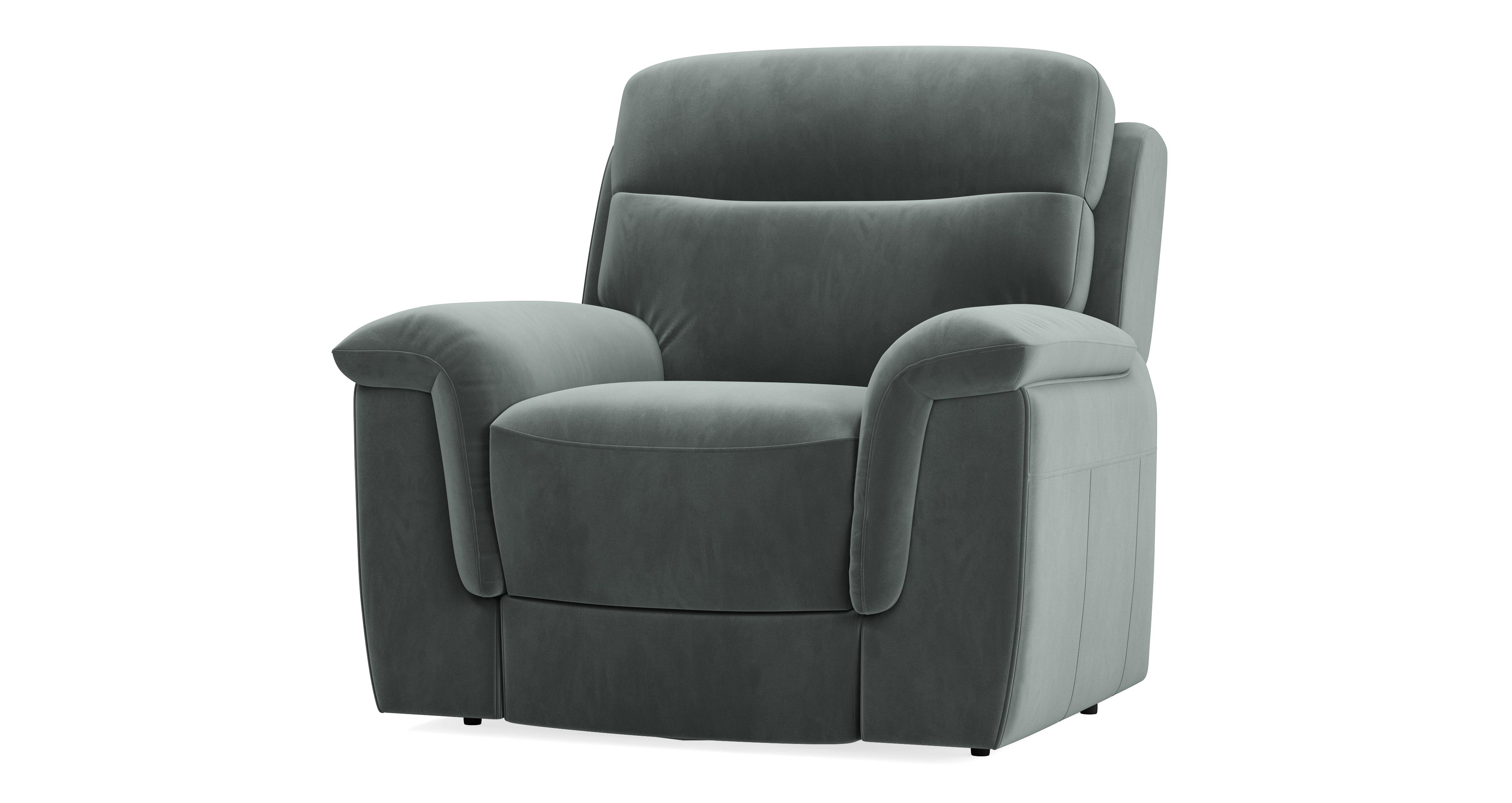 Ronan Velvet Heated Power Lift And Rise Chair | DFS