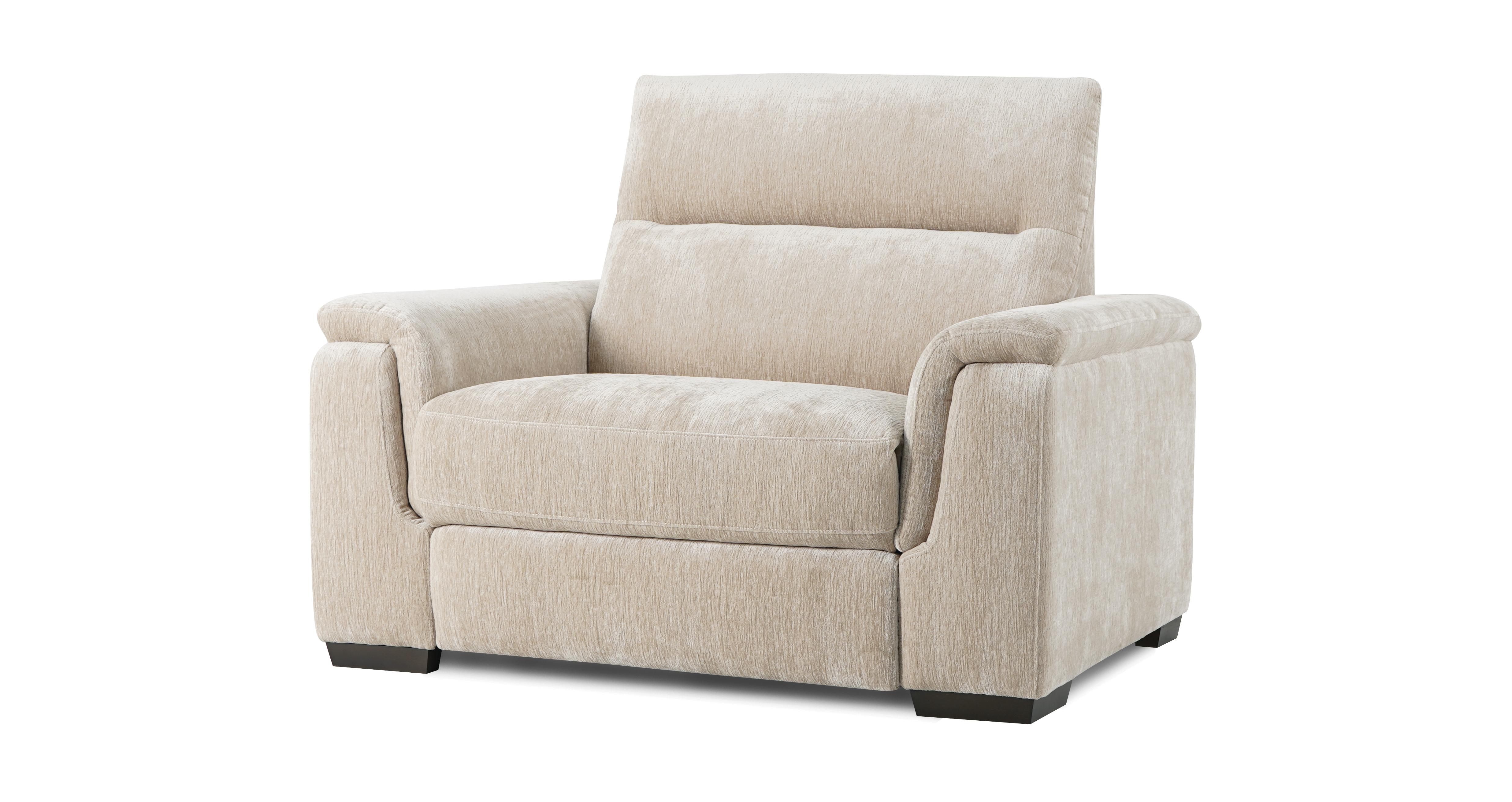 Roseley Cuddler Power Recliner in Bettina Fabric Sand