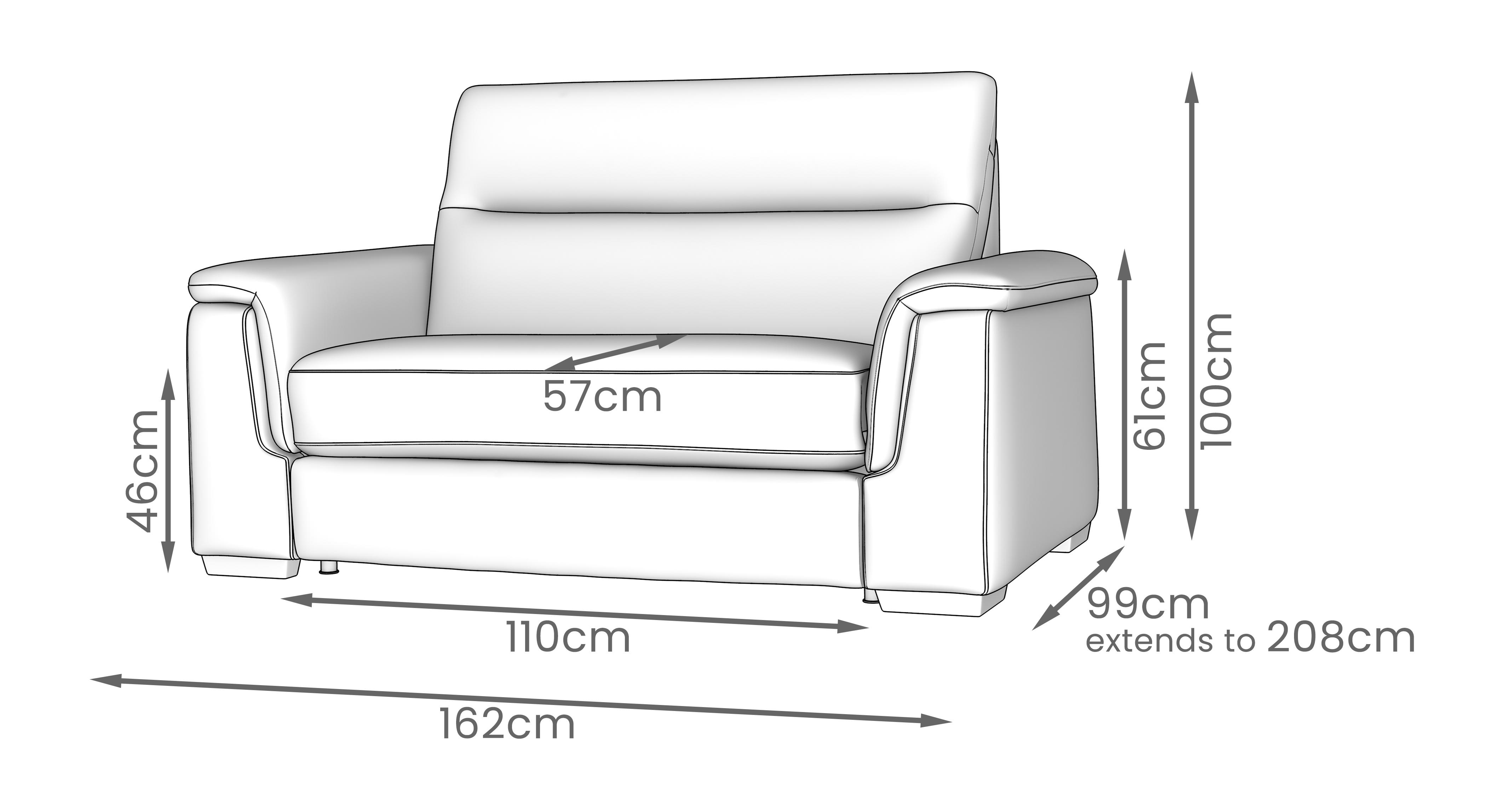 Roseley Cuddler Sofabed in Bettina Fabric Sand
