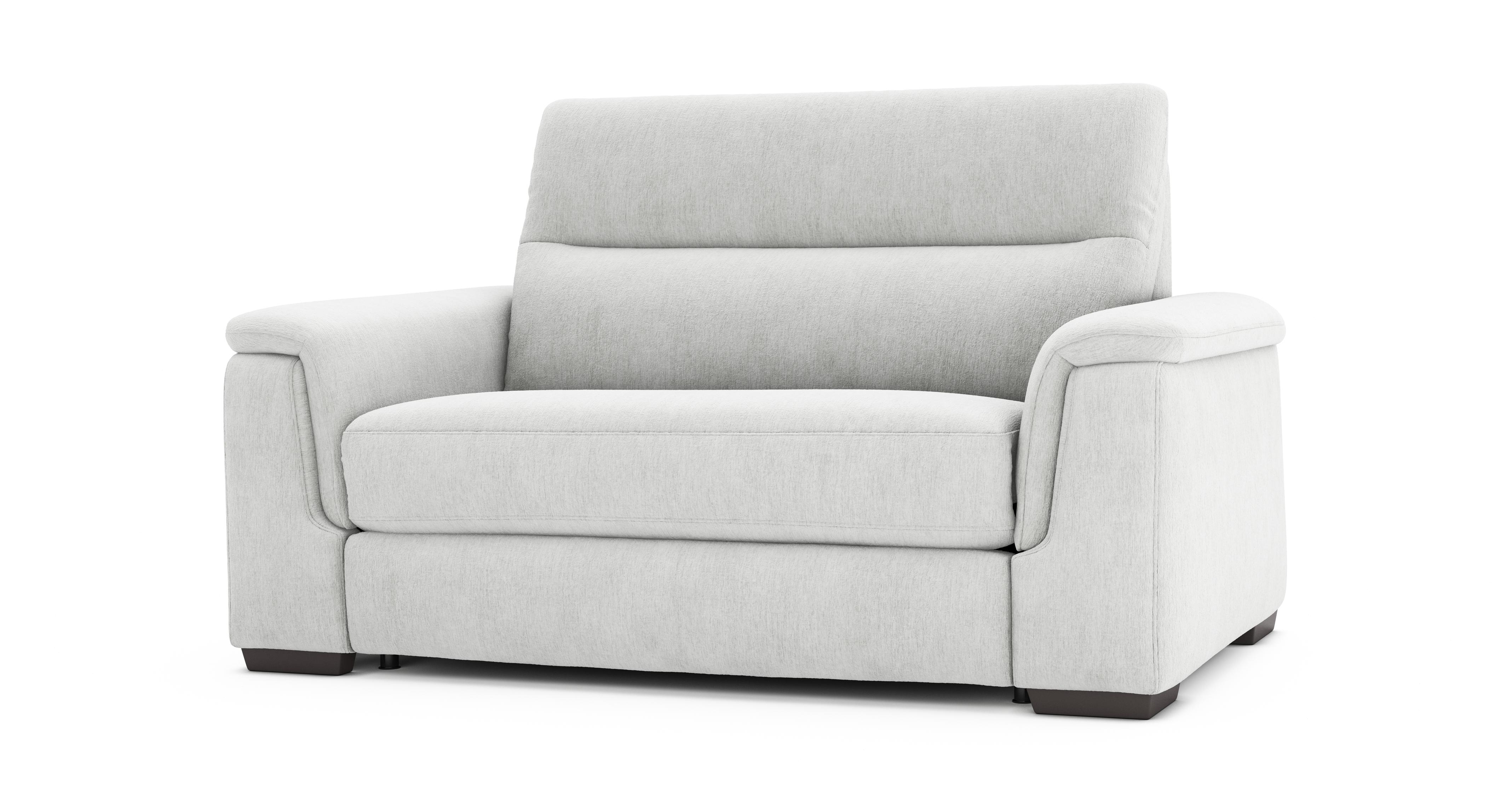 Roseley Cuddler Sofabed in Bettina Fabric Silver