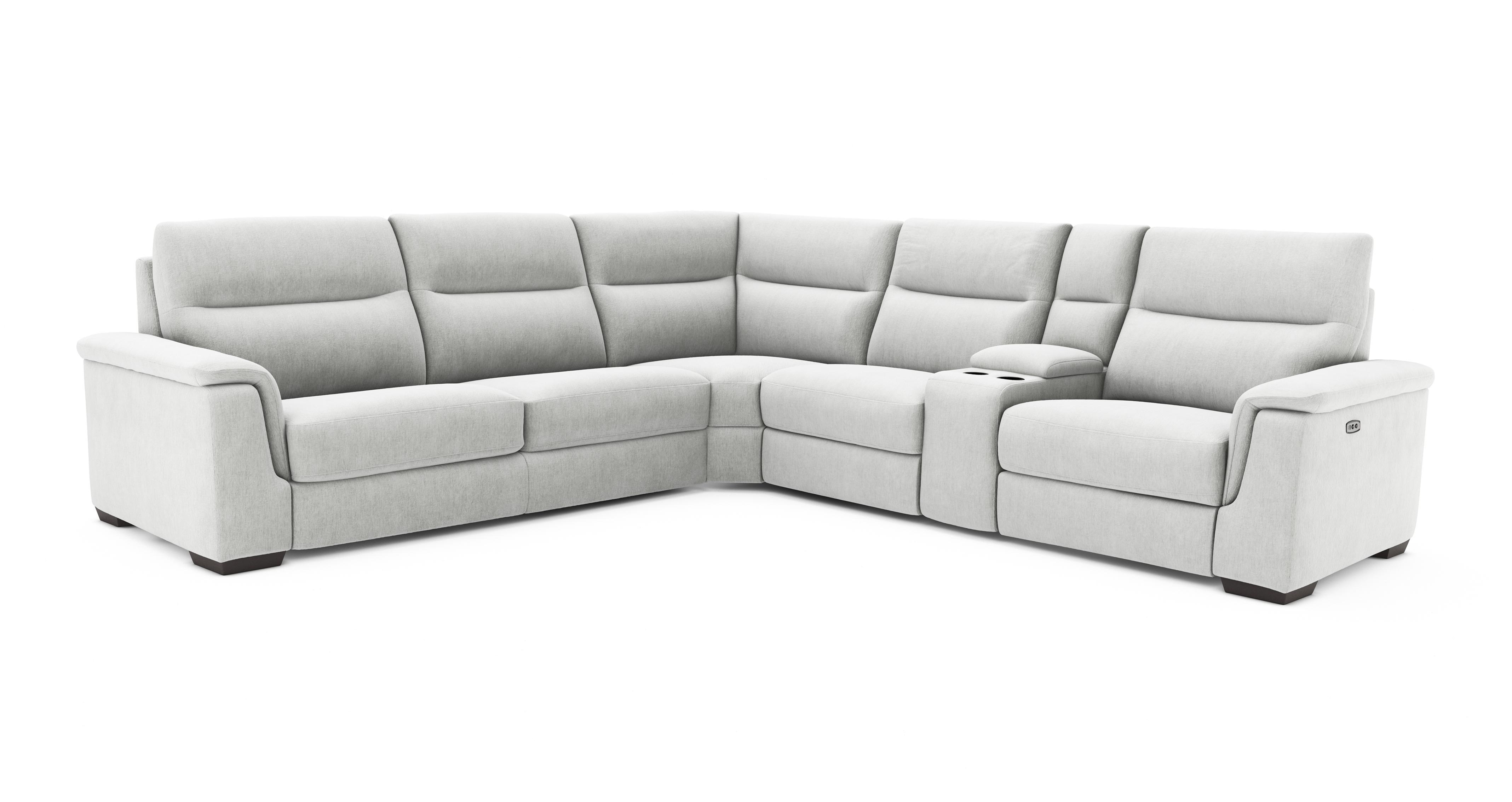 Option A. 2 Corner 2 Left Hand Facing Sofabed, Right Hand Facing Power Recliner and Console