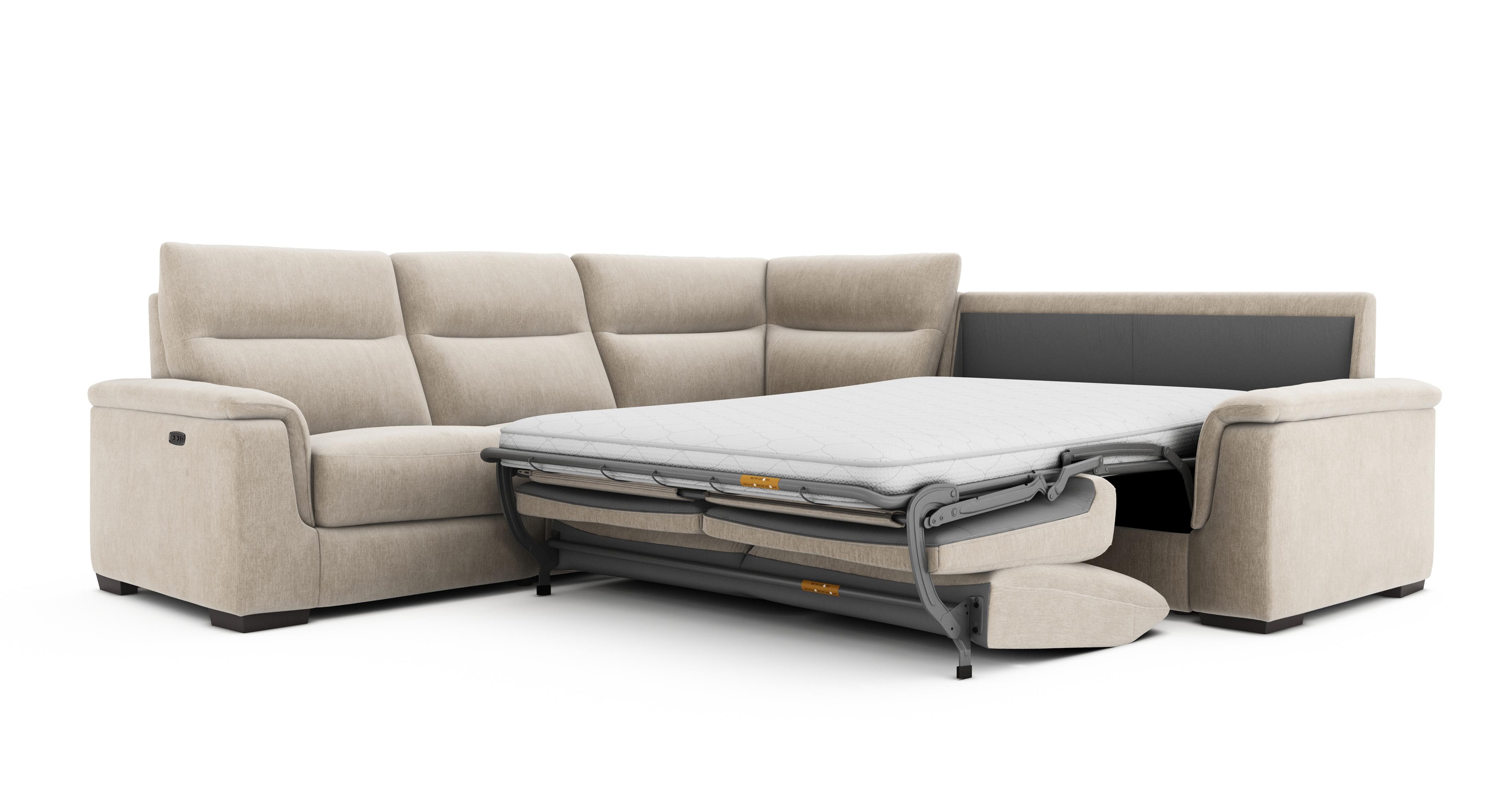Option D. 2 Corner 2 Right Hand Facing Sofabed, Left Hand Facing Power Recliner