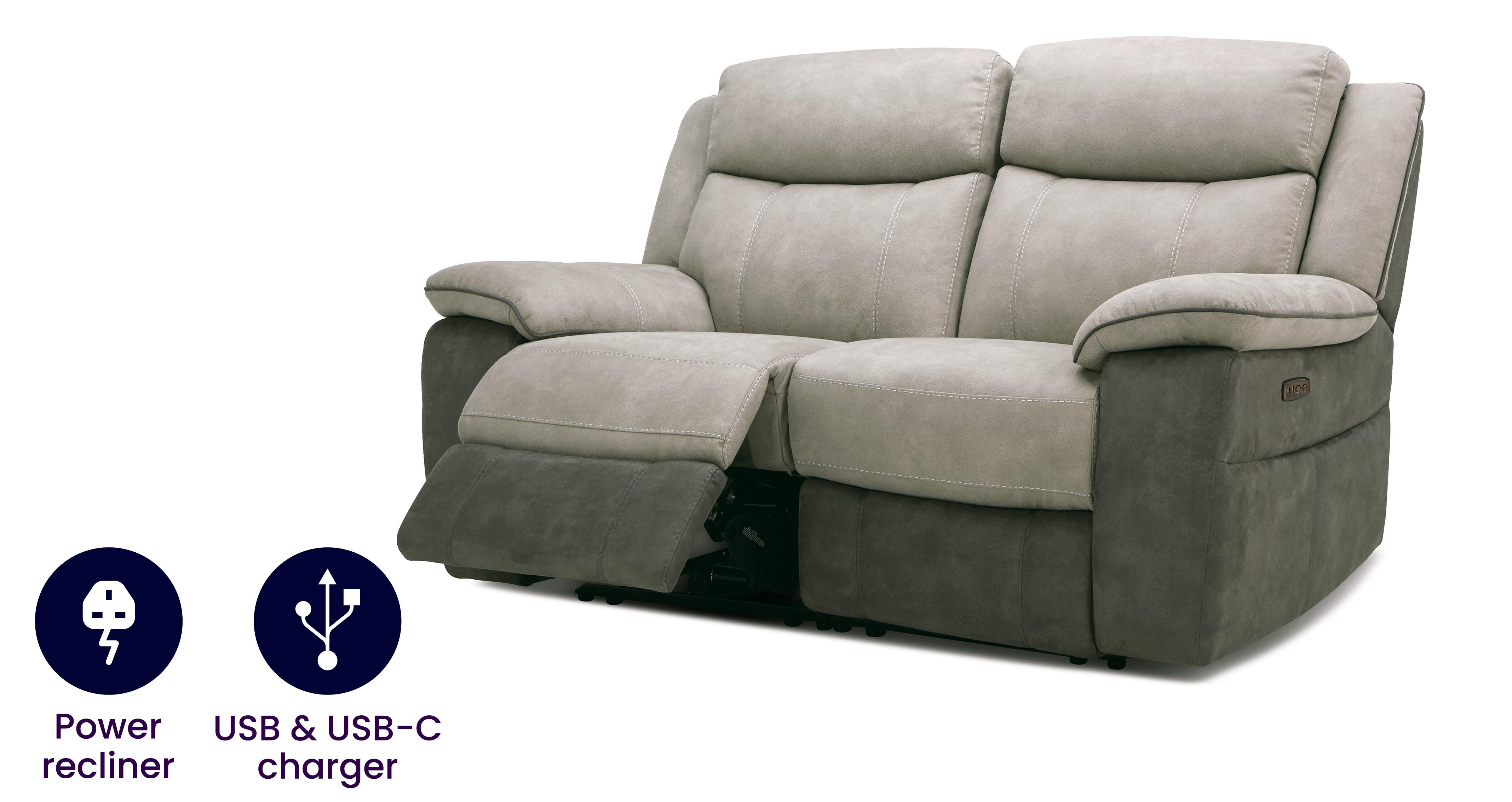 Ryder 2 Seater Power Recliner DFS