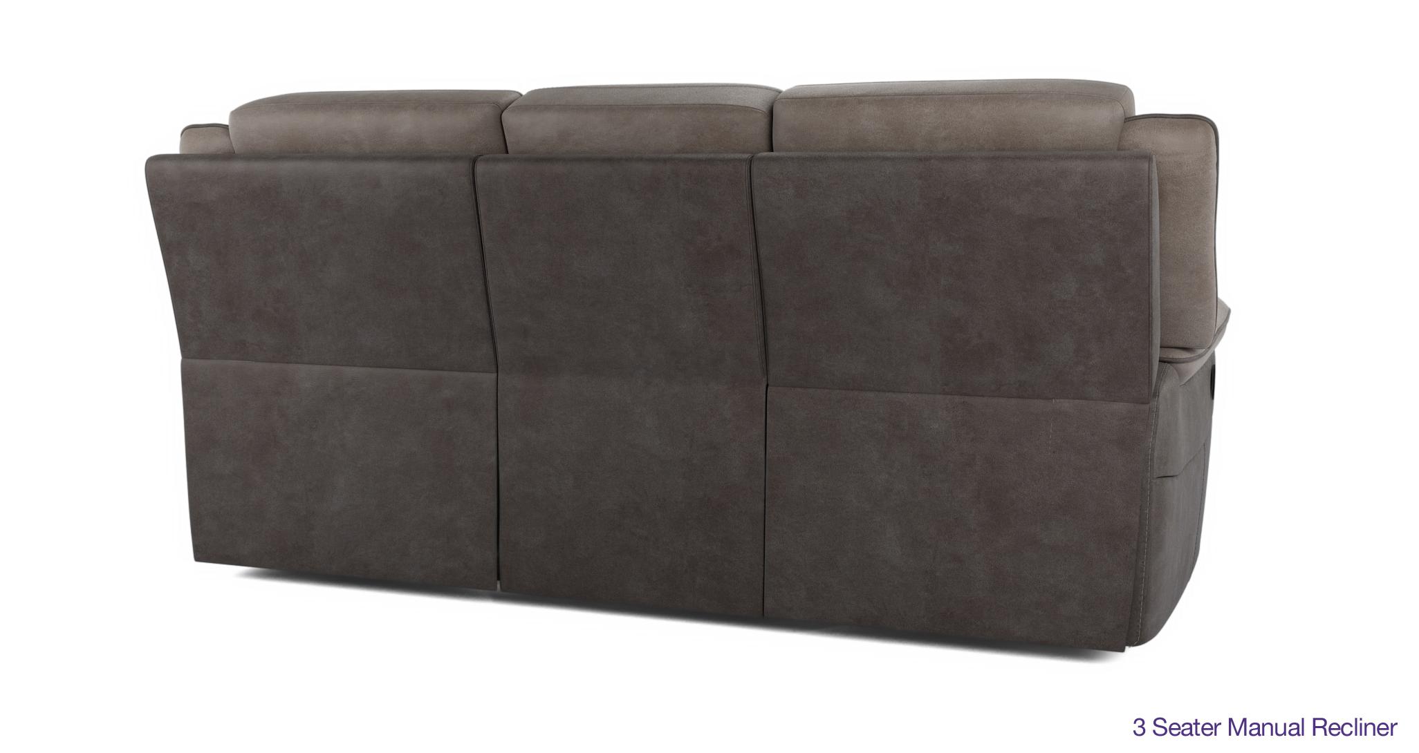 Ryder 3 Seater Manual Recliner DFS