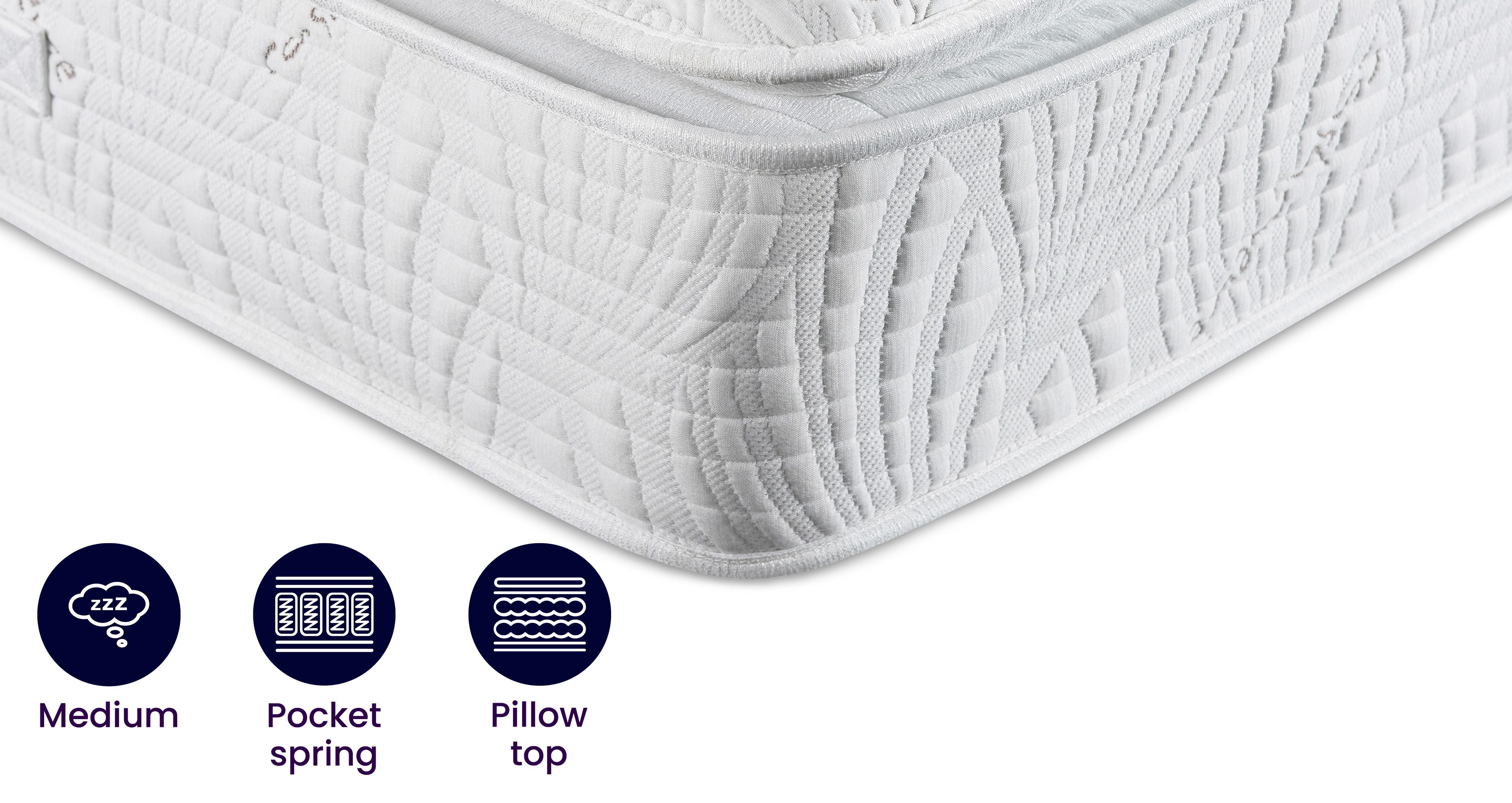 Rylee Mattress Double Pillowtop Mattress DFS