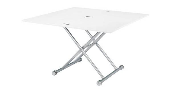 Salire Coffee Table White Dfs, Dwell Height Adjustable Coffee Table