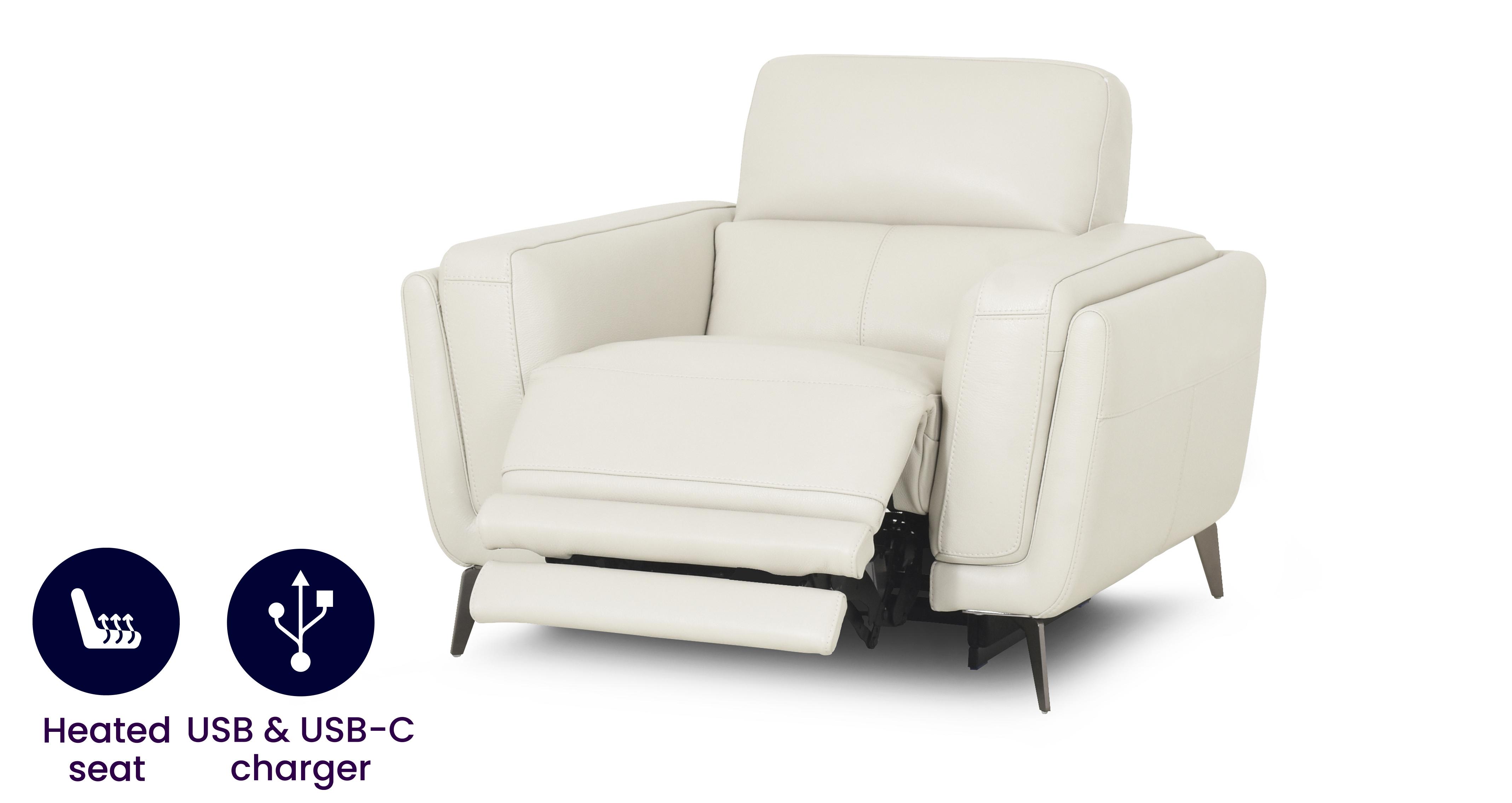San Antonio Heated Power Recliner Chair DFS