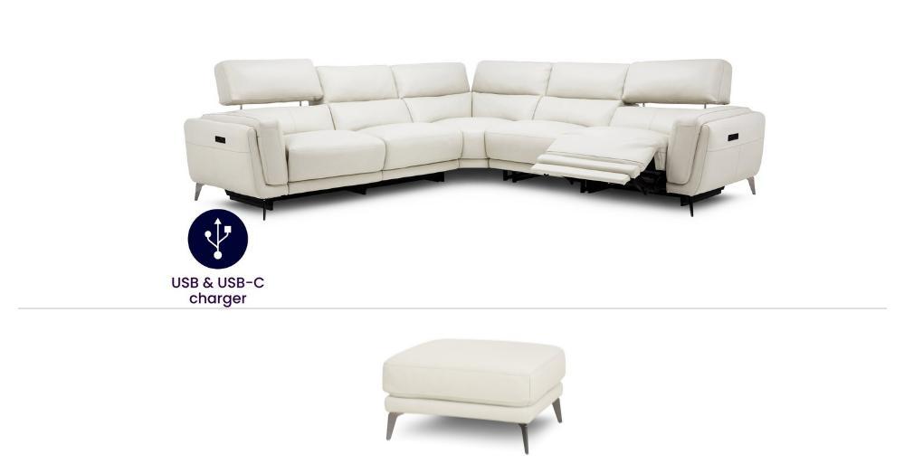 Corner Sofa & Footstool
