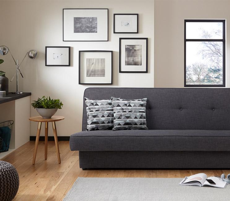 Grey Living Room Ideas And Inspiration, What Colour Rug With Light Grey Sofa