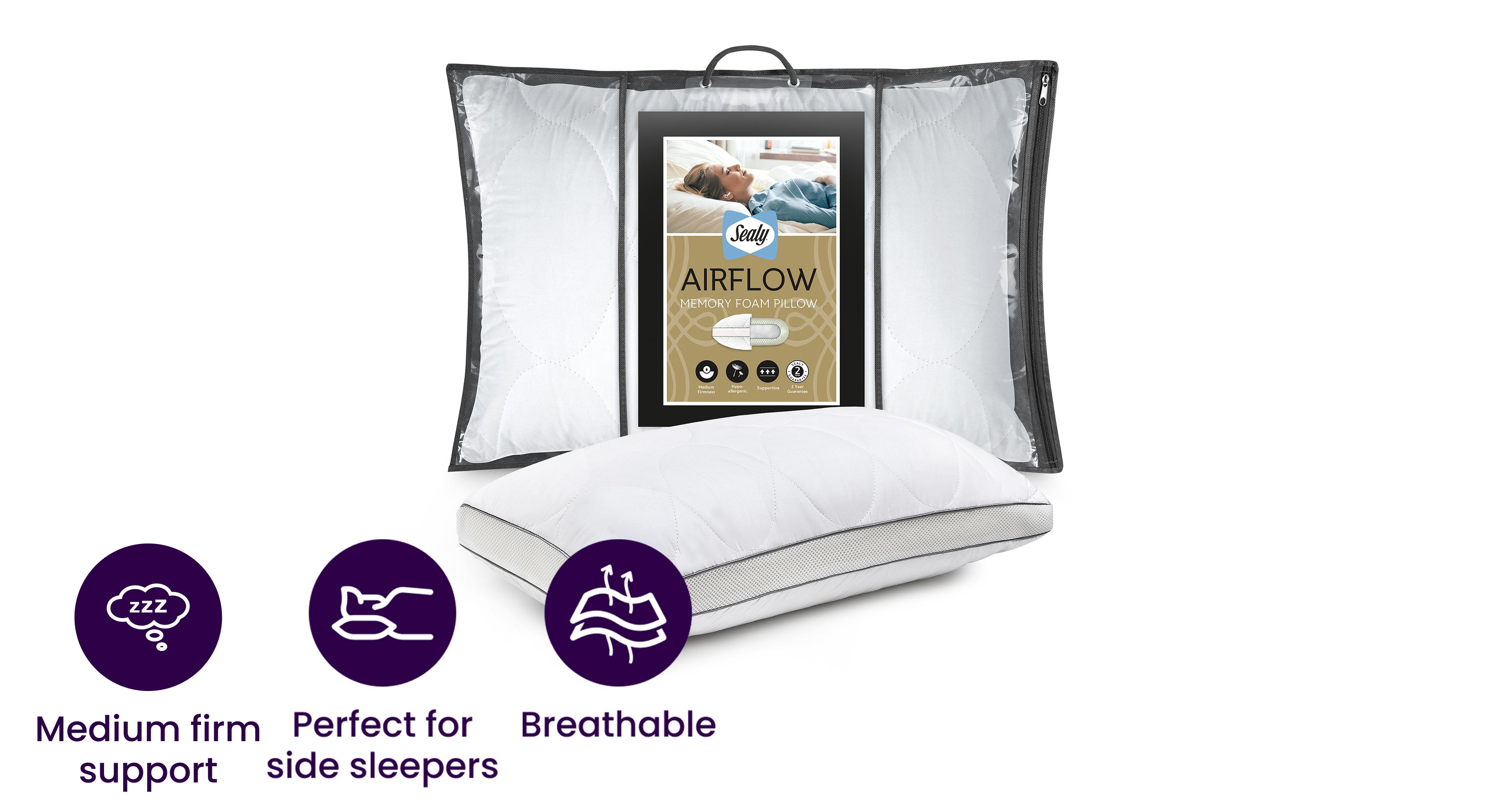Memory Foam Pair of Pillows