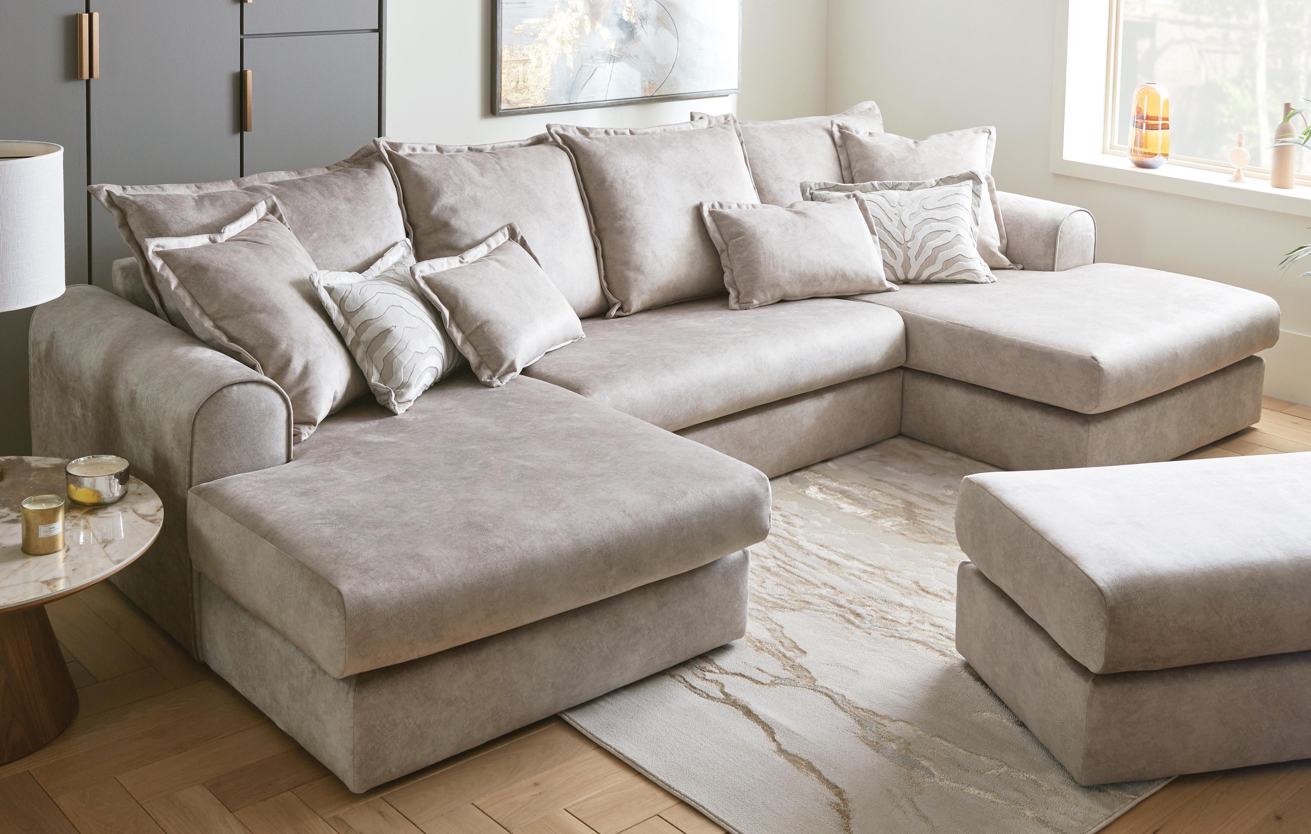 Large Double Ended Chaise Sofa