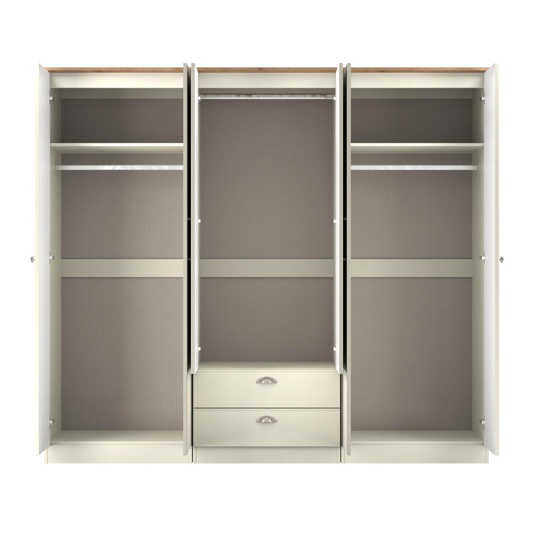 Shoreditch 6 Door 2 Drawer Double Wardrobe | DFS