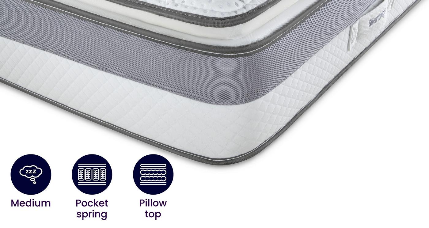 Silentnight 2000 Pocket Memory Cool Pillowtop Mattress