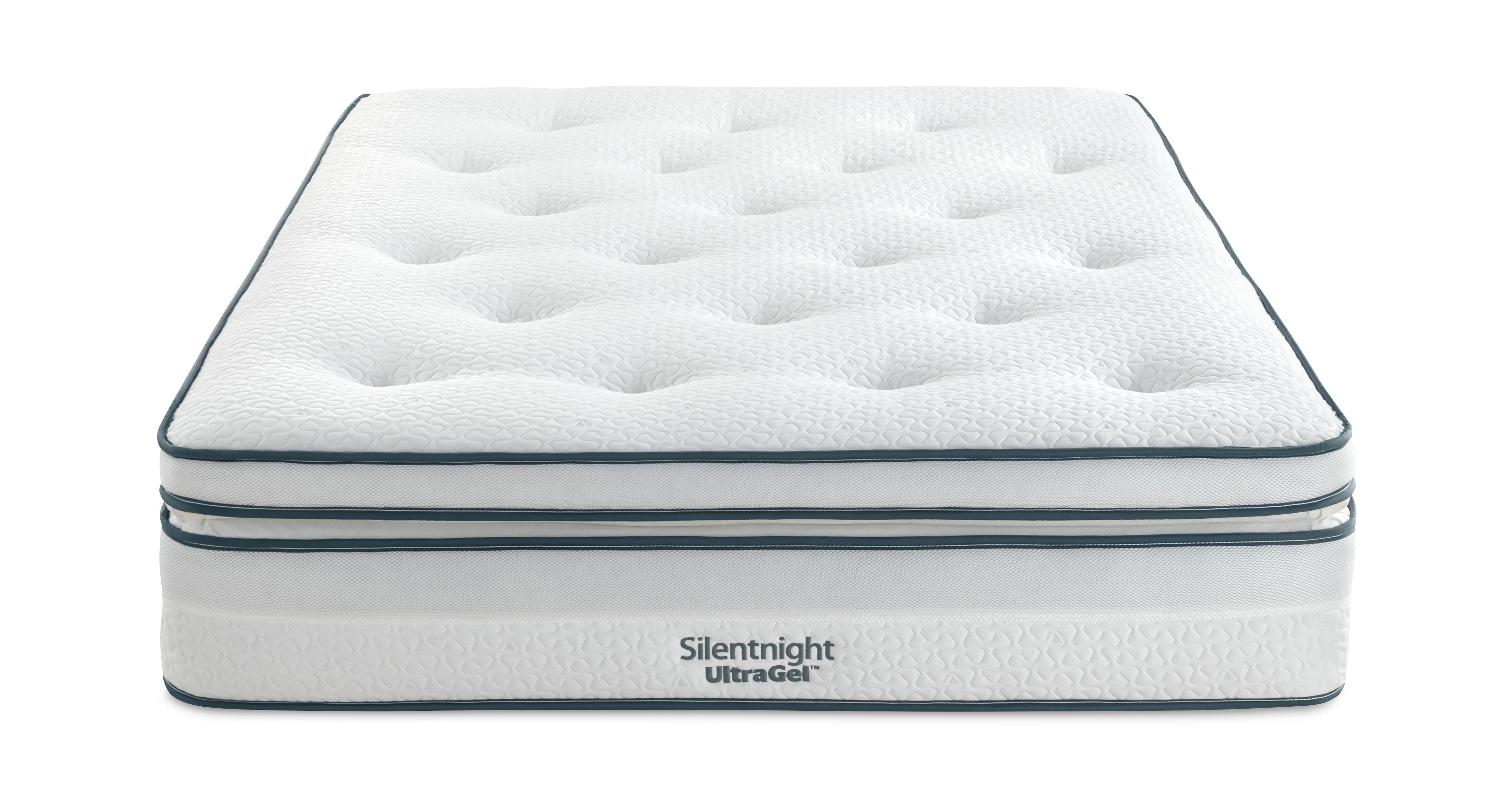 Silentnight-2000-pocket-ultragel-boxtop-mattress King (5 ft) Mattress in Silentnight Mattress White