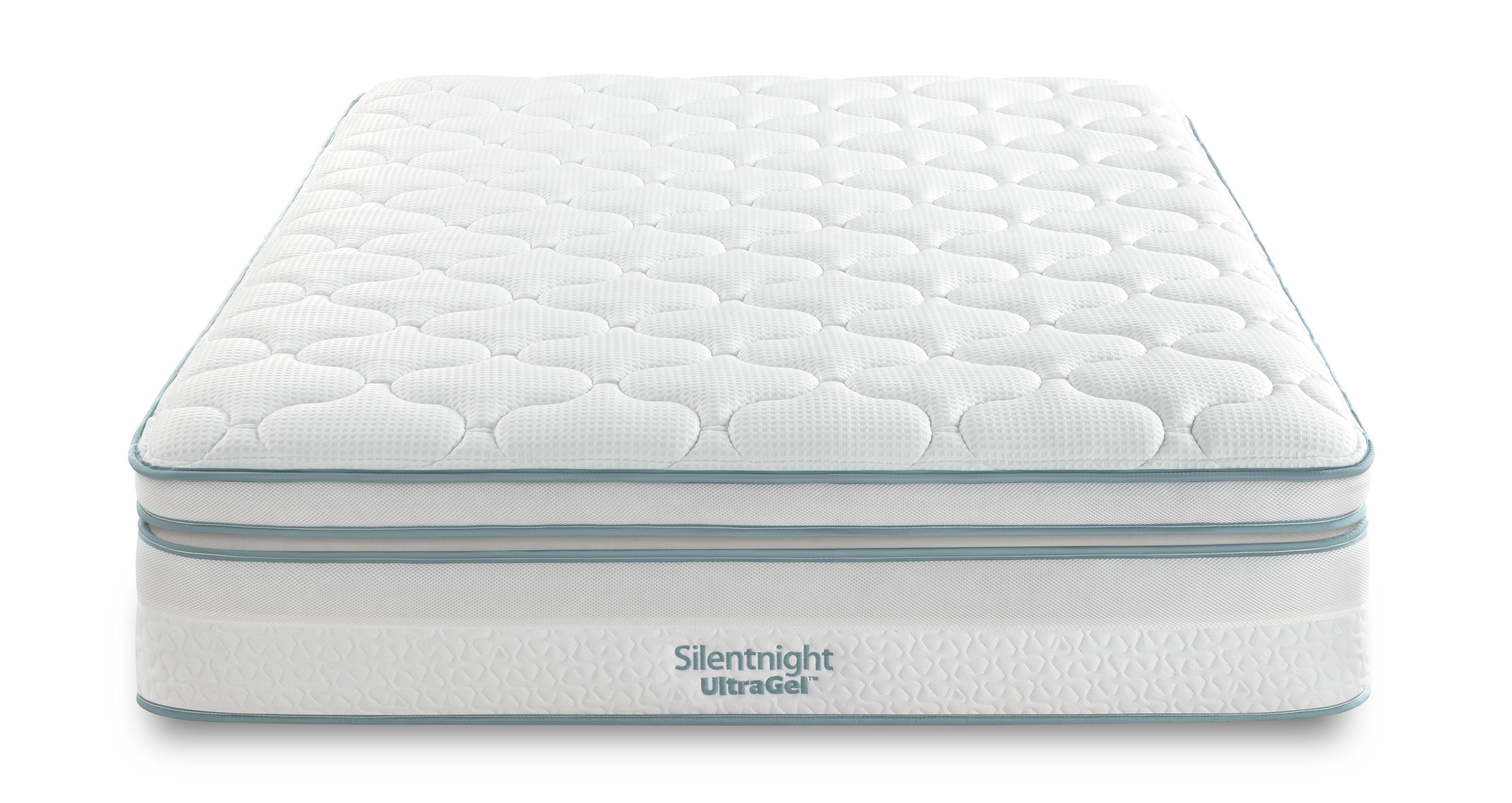 Silentnight-3000-pocket-ultragel-cool-to-touch-boxtop-soft-mattress Double (4 ft 6) Mattress in Silentnight Mattress White