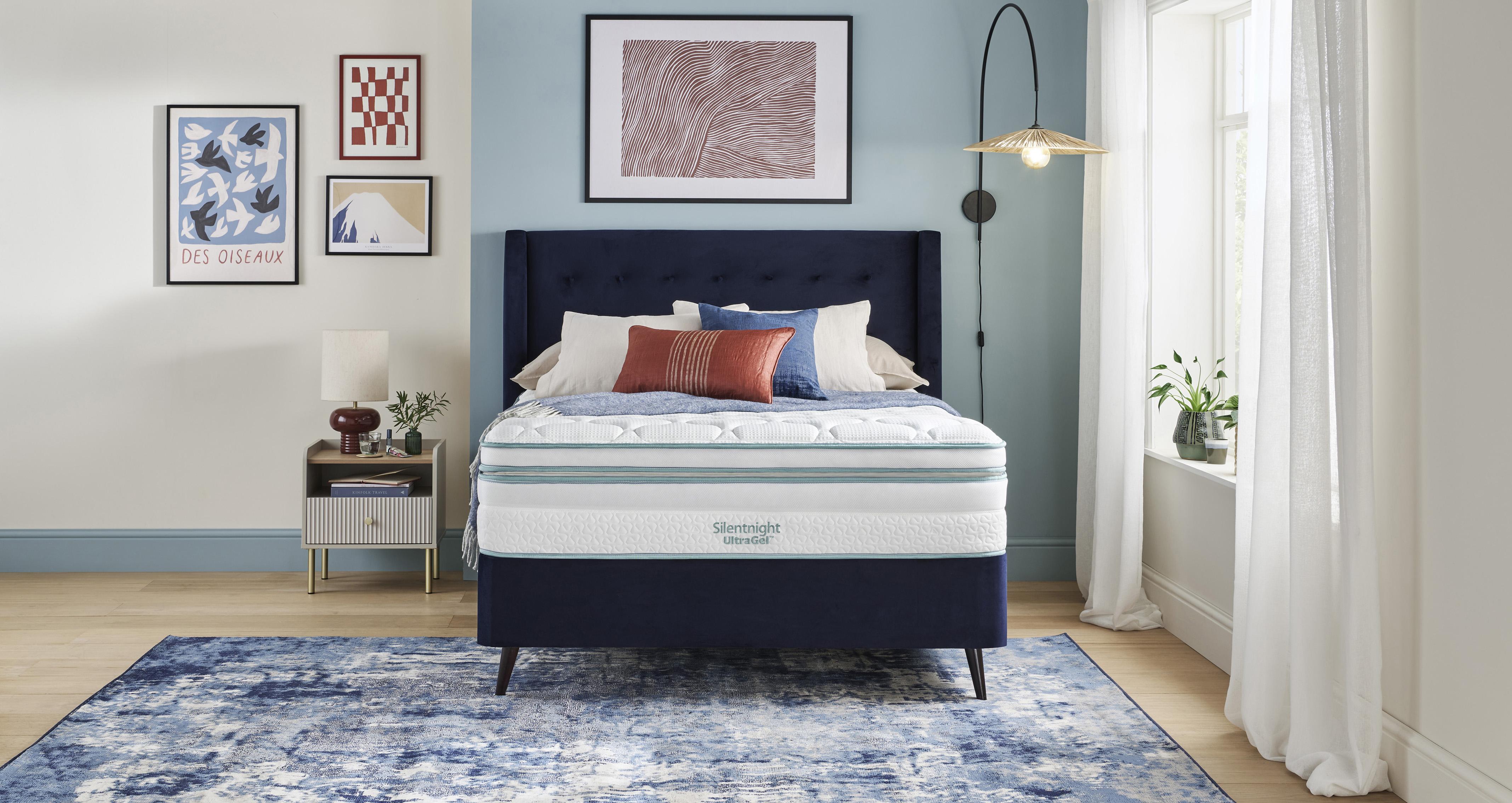 Silentnight-3000-pocket-ultragel-cool-to-touch-boxtop-soft-mattress Double (4 ft 6) Mattress in Silentnight Mattress White