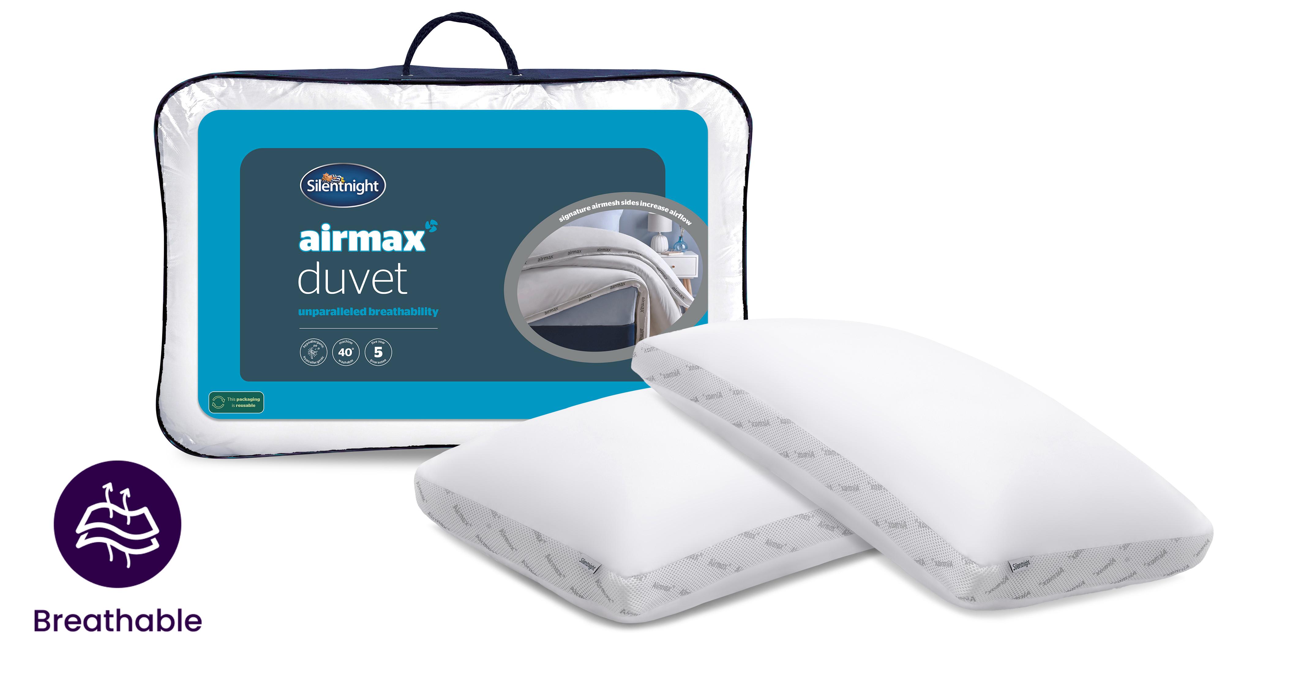 Pillows and Super King Size Duvet Bundle