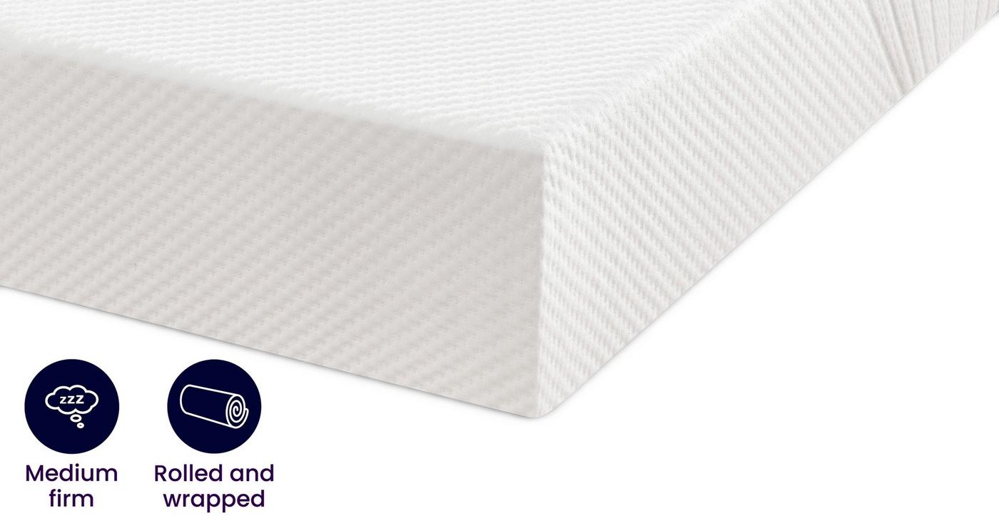 Silentnight Breathe Gel Foam Rolled Mattress