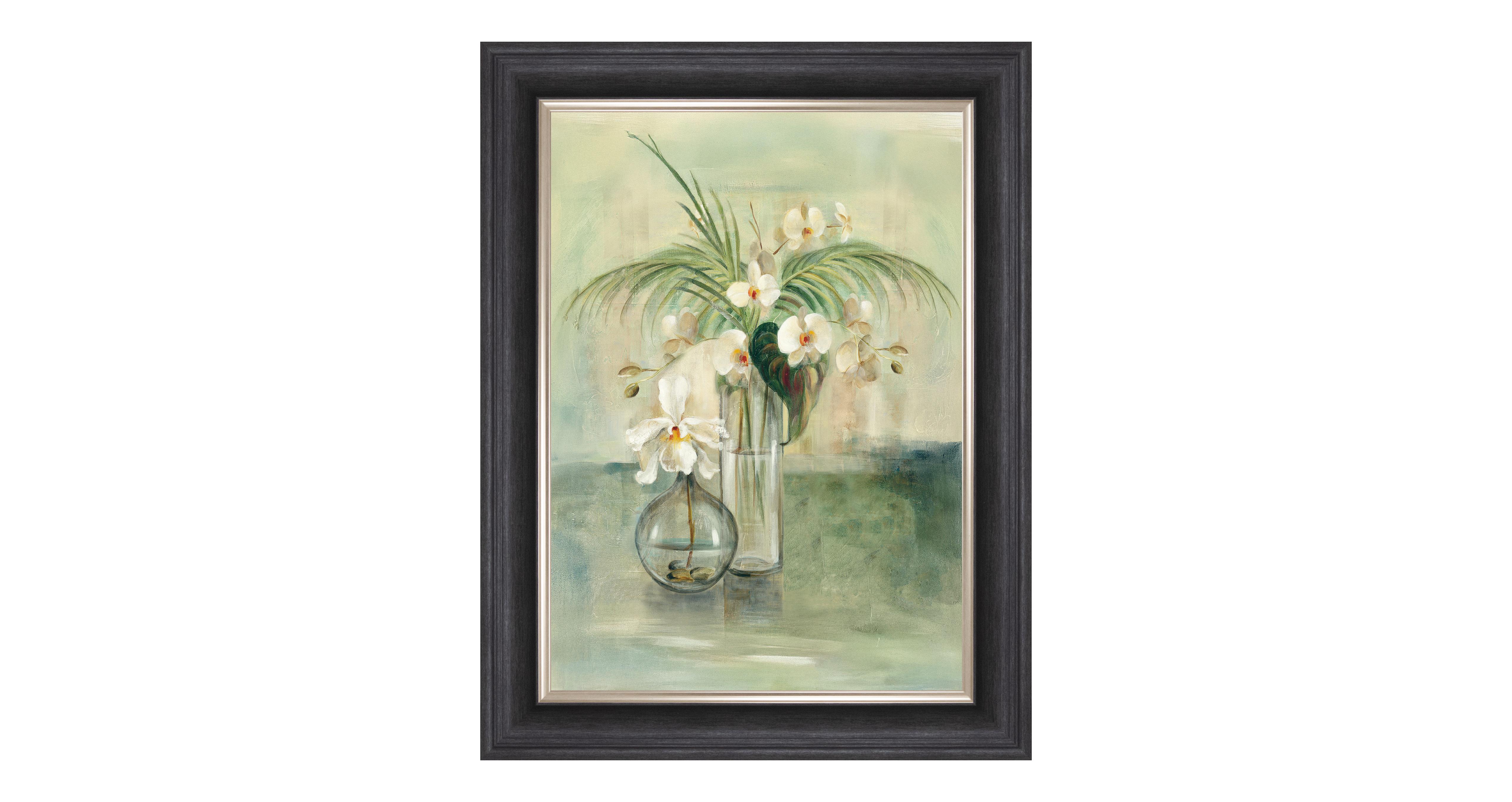 Silver Orchids Framed Art Work 3 85 Cmx 65 Cm | DFS