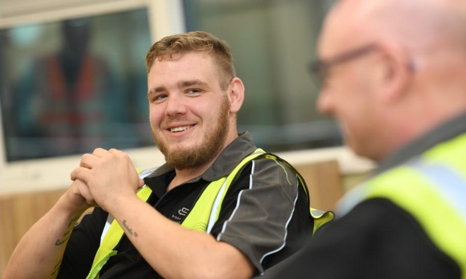 Man in high vis vest