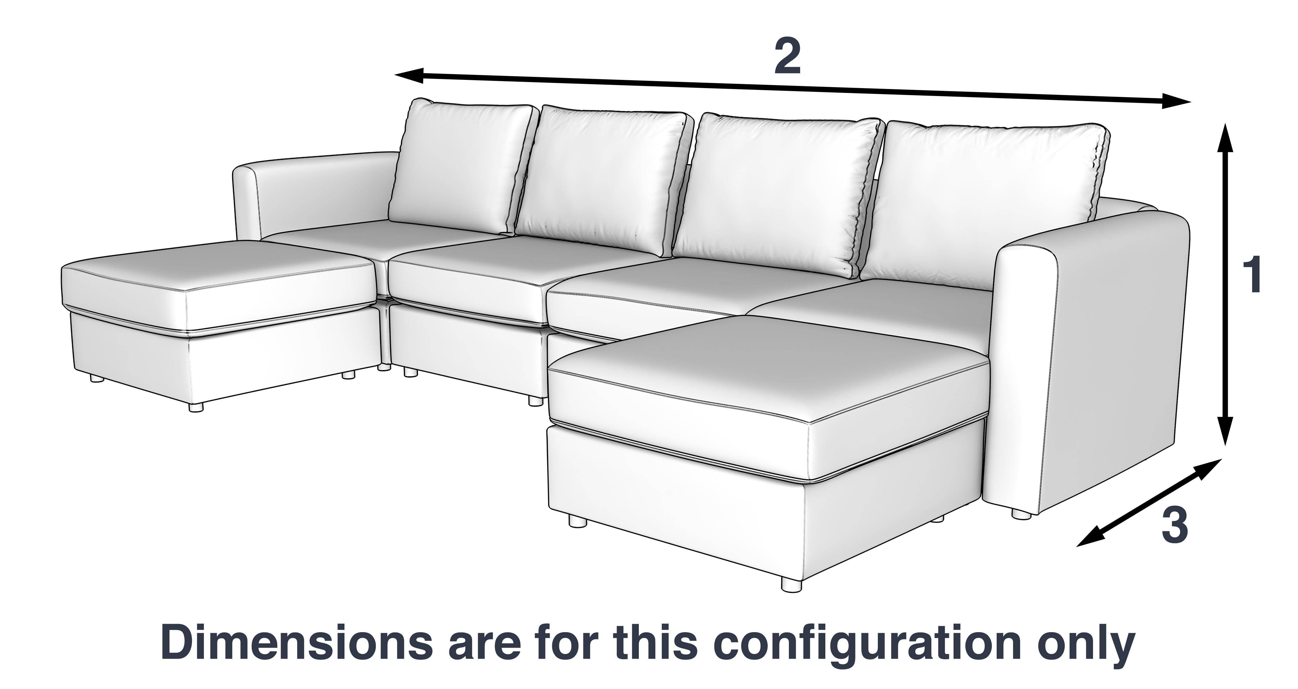 Sofables 6 Seats, 6 Sides - The Corner Hug - Casual Fabric Sofables ...