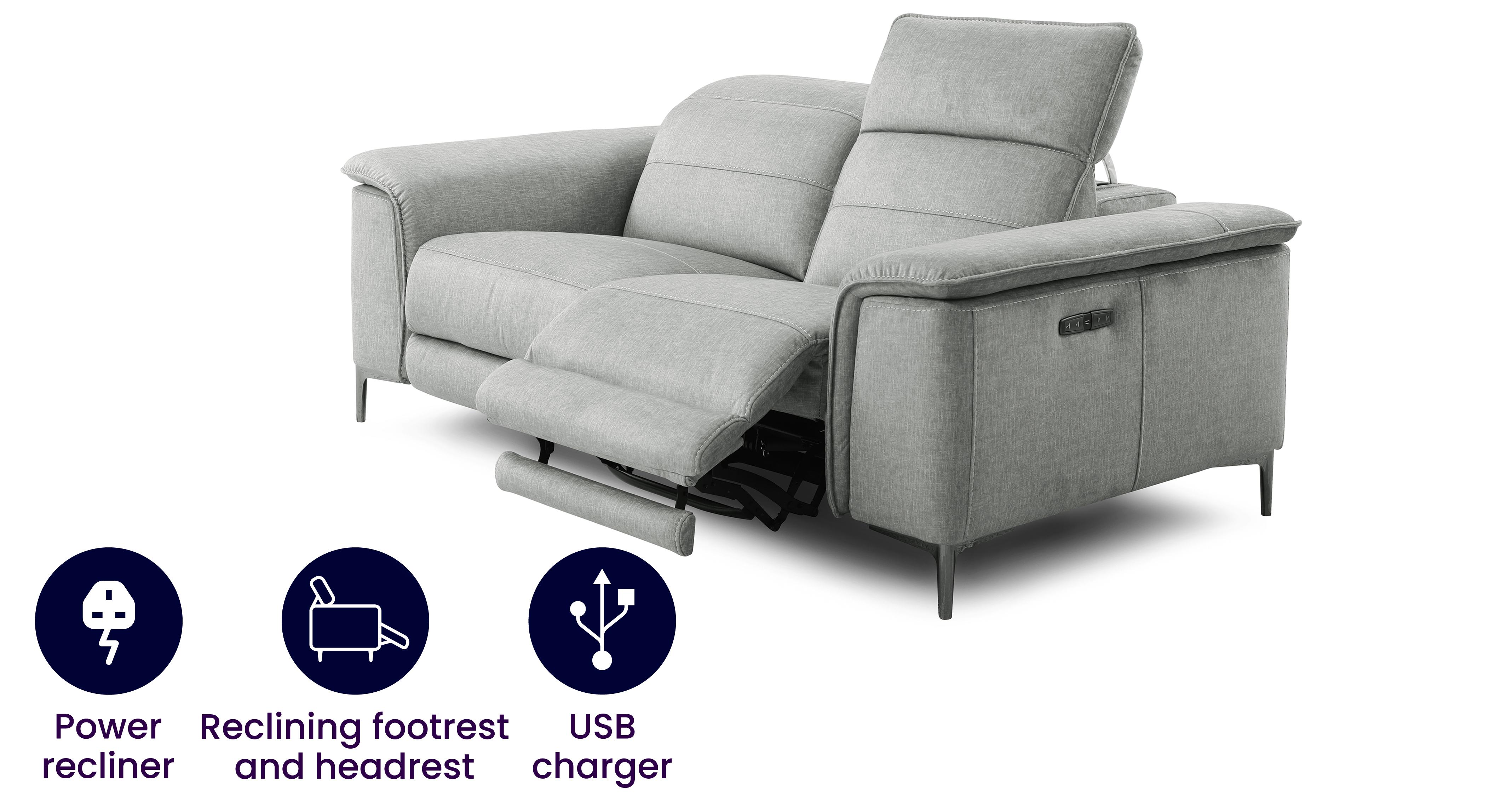 Sonder 2 Seat Power Recliner DFS