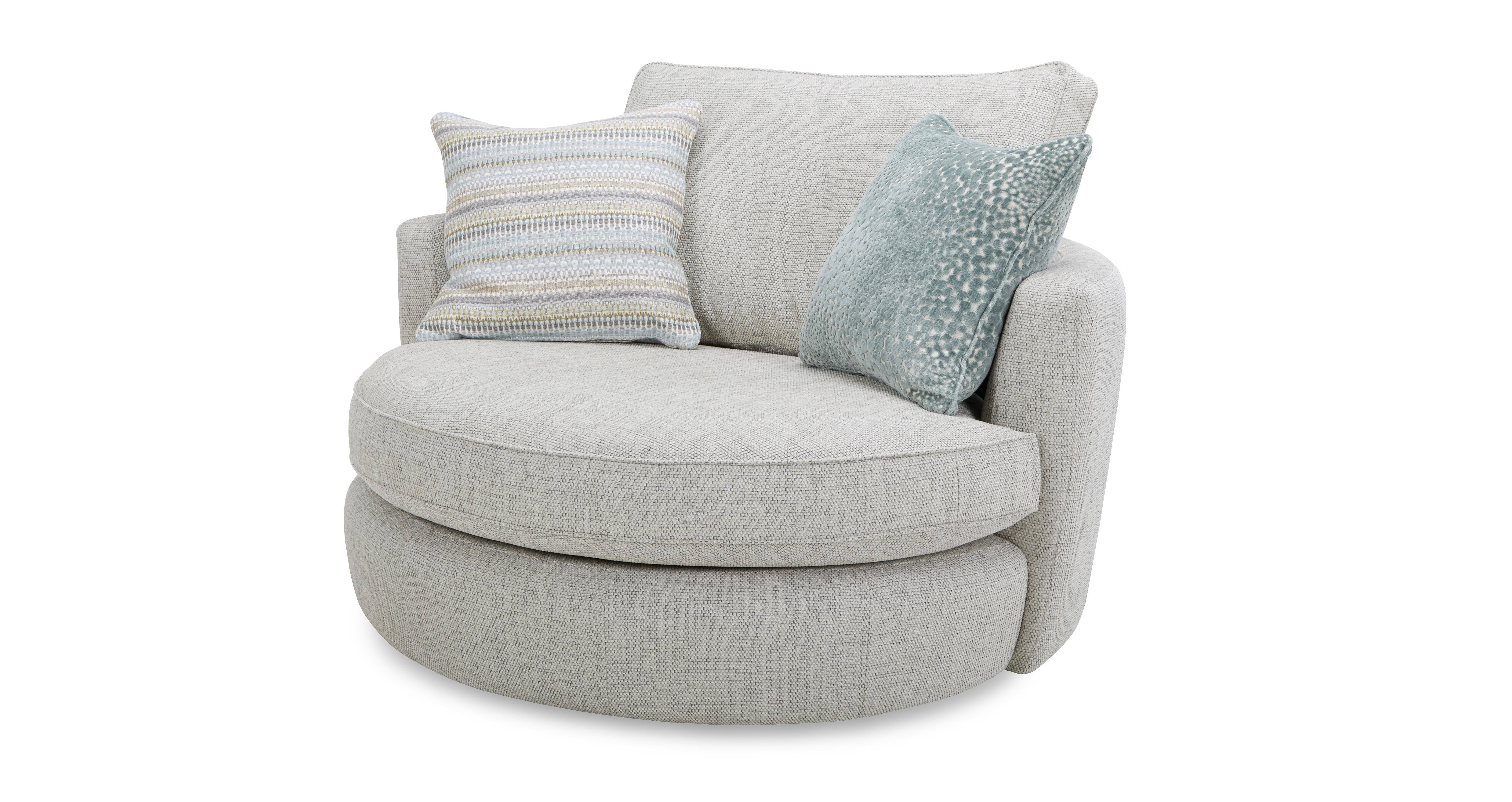 Swivel round deals cuddle chair