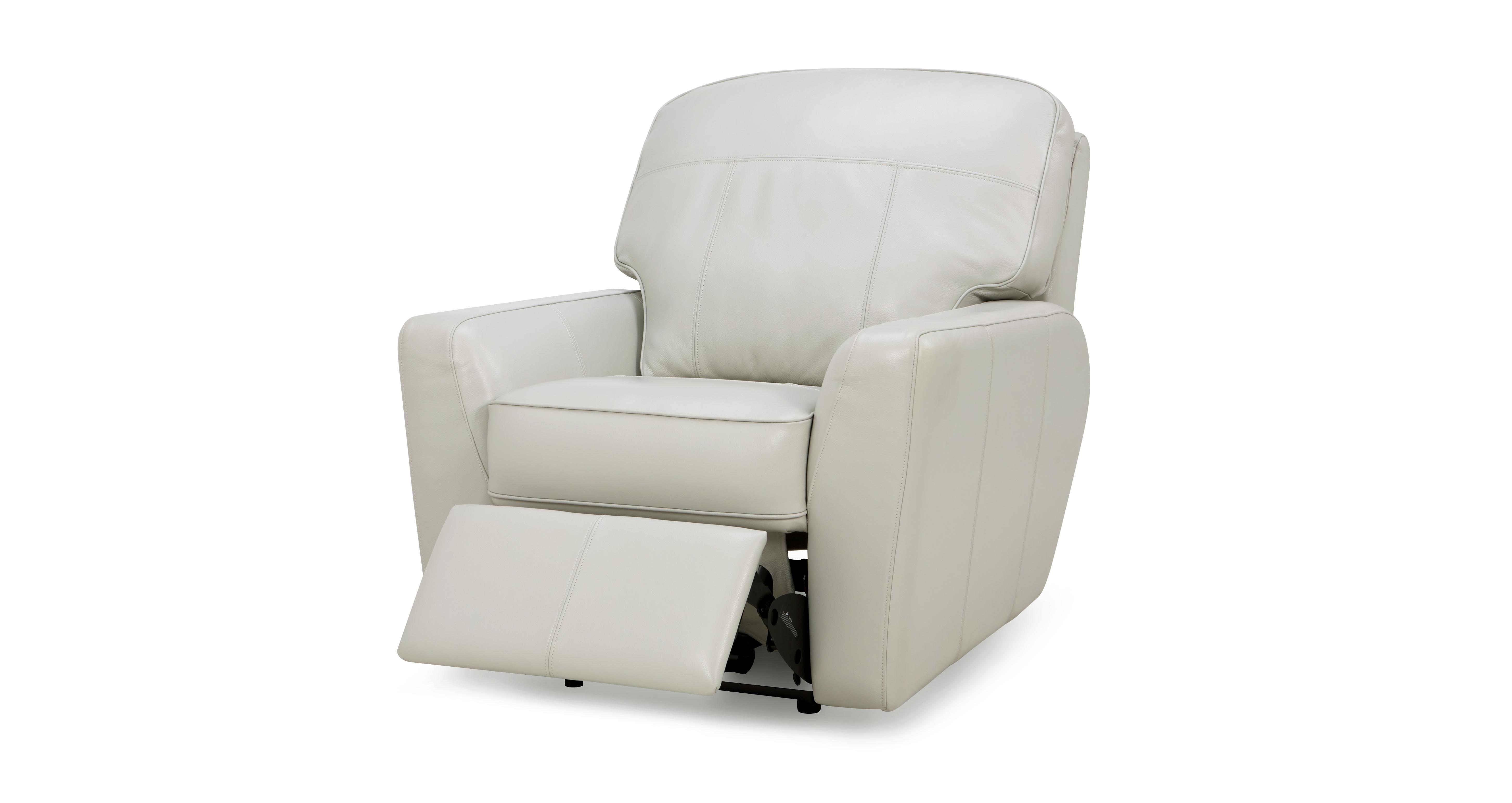 White leather rocker sales recliner