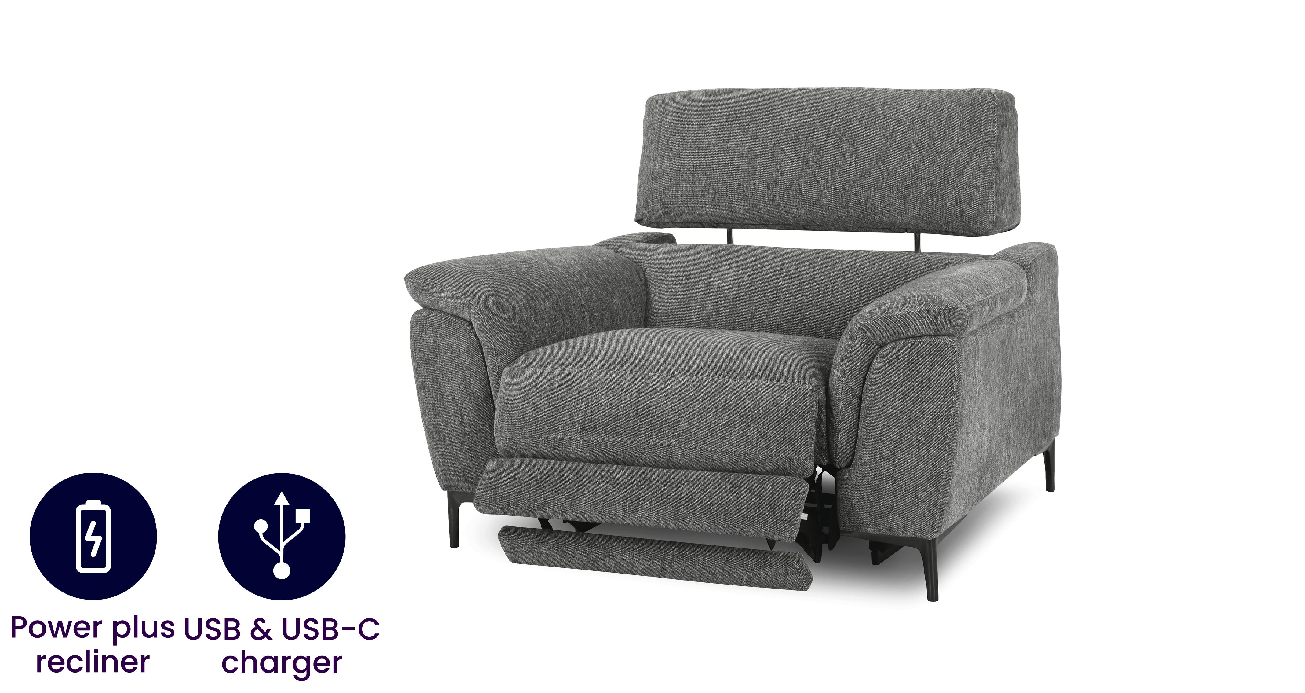 Soren Power Plus Recliner Chair DFS