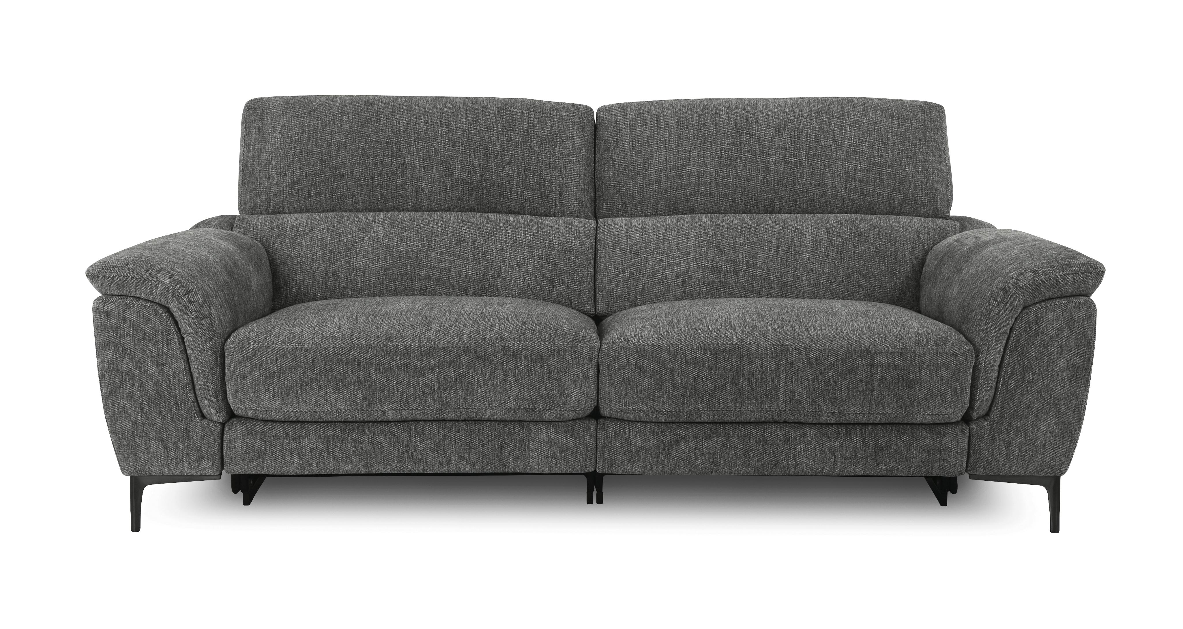 Fabric recliner outlet sofa dfs