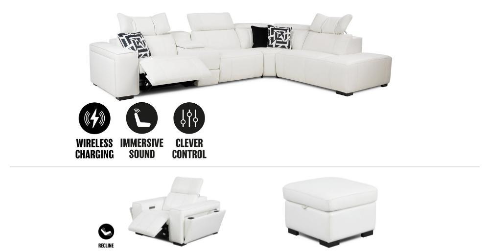 Corner Sofa, Recliner Chair & Footstool