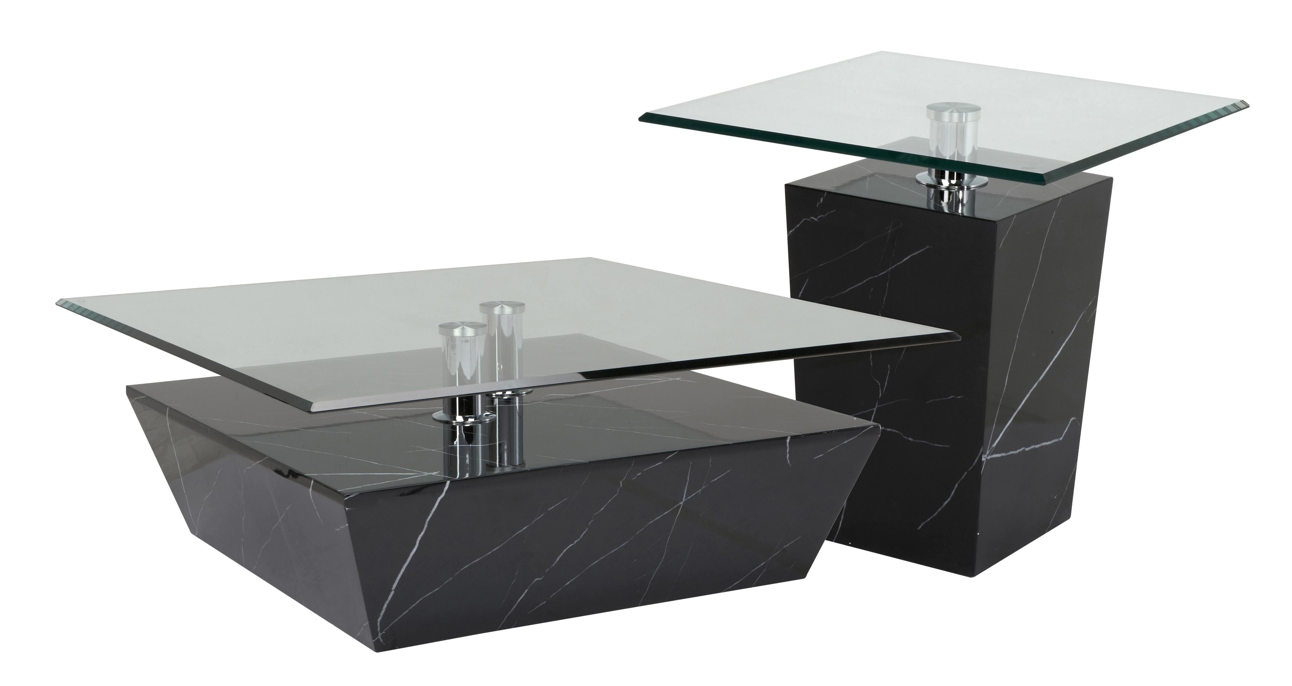 Sparta Lamp Table in Sparta Black