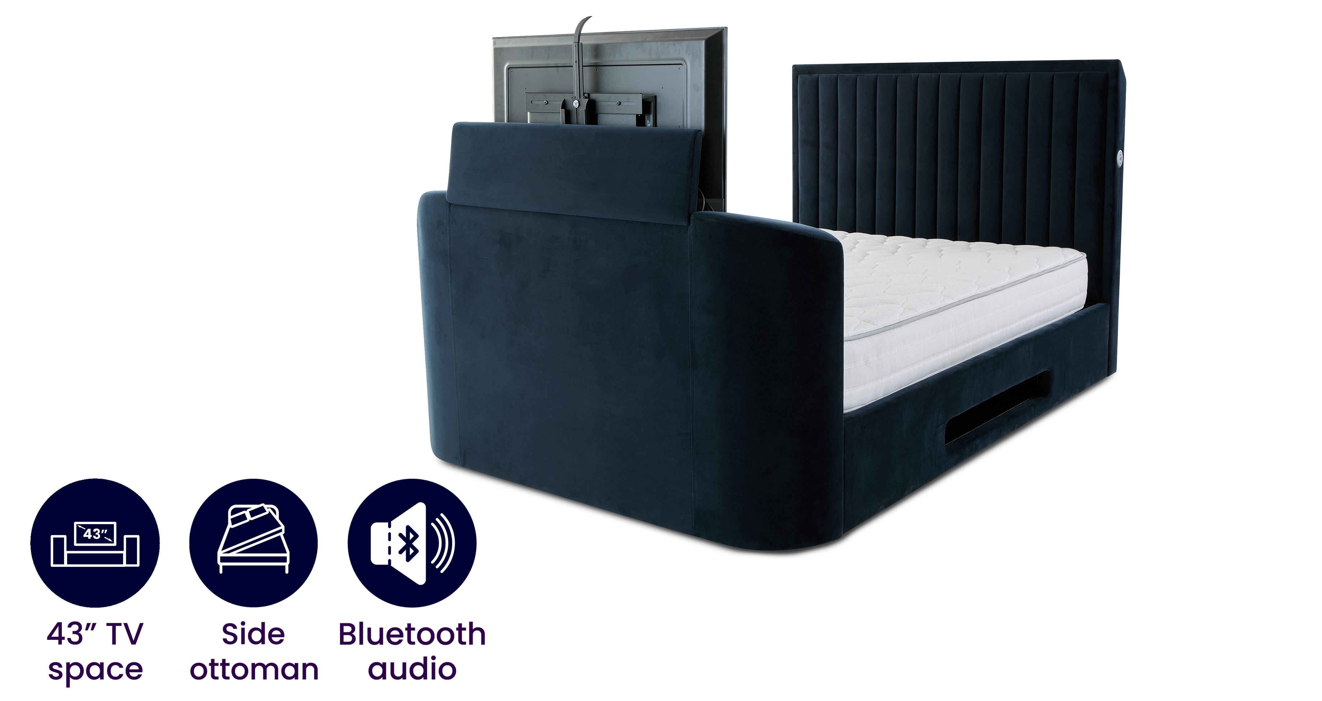 TV Ottoman Super King Bedframe