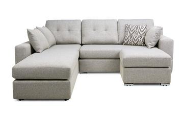 Left Hand Facing 3 Piece Swivel Sofa Bed Chaise