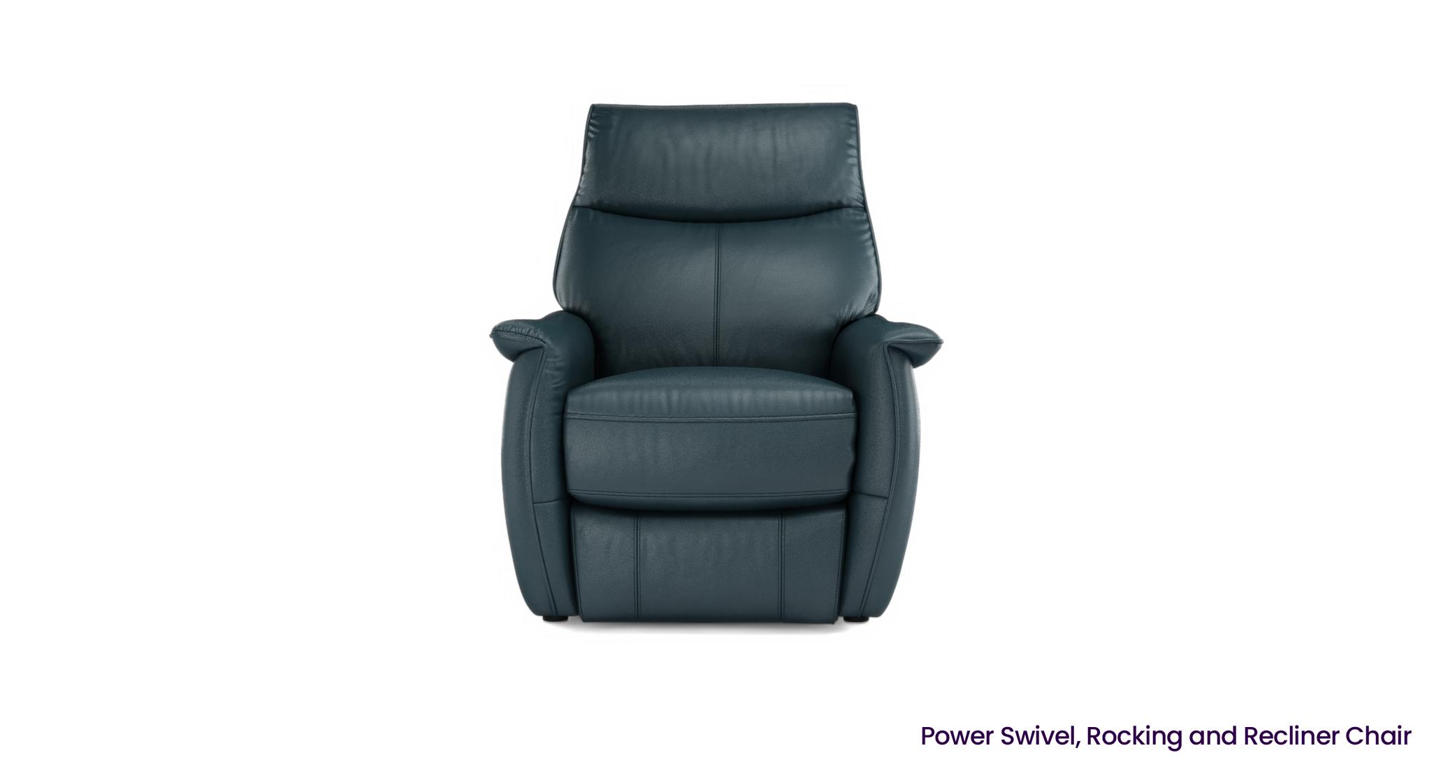 Microfiber swivel shop rocker recliner