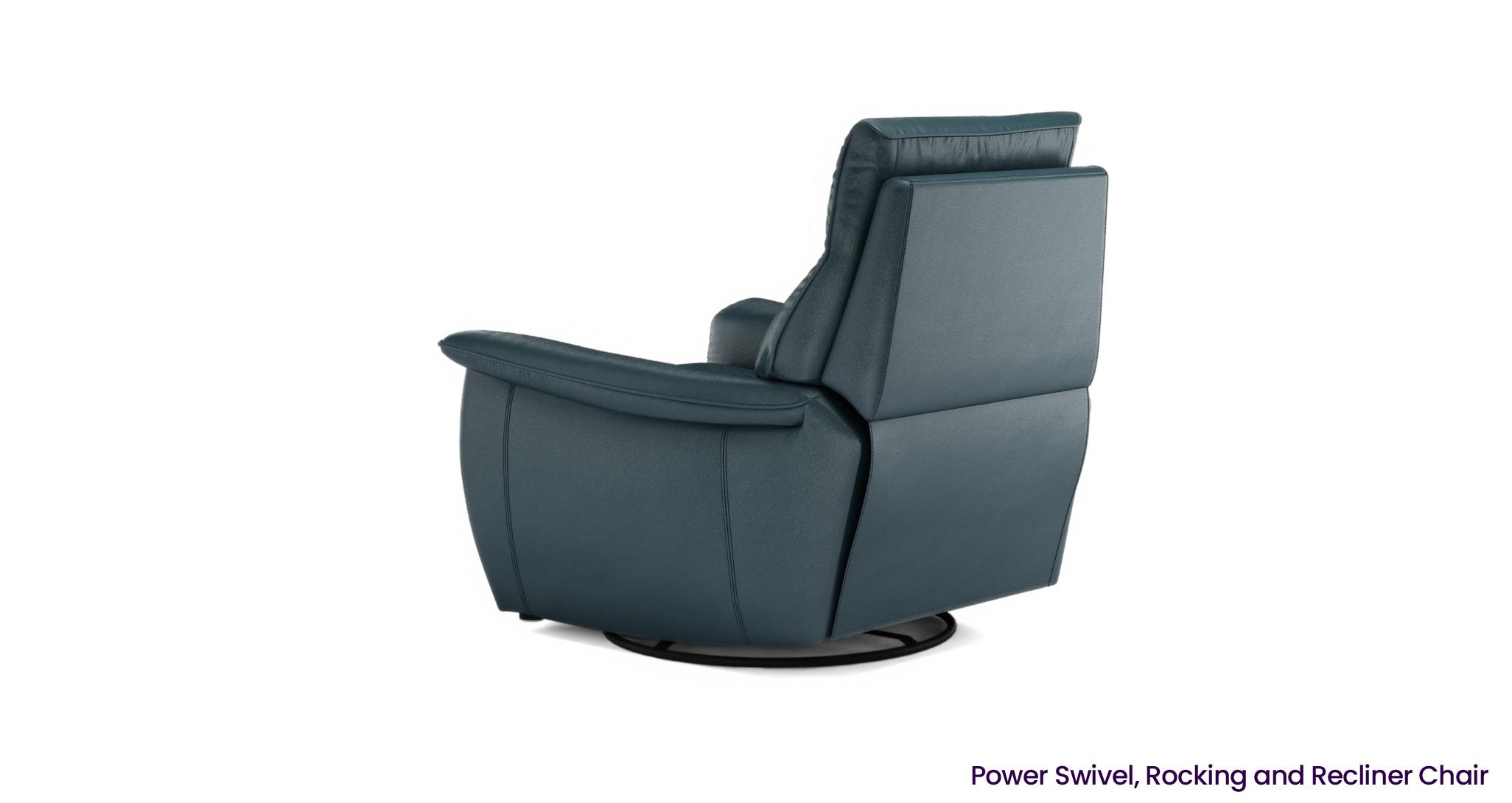 spiral Power Swivel Rocking and Recliner Chair