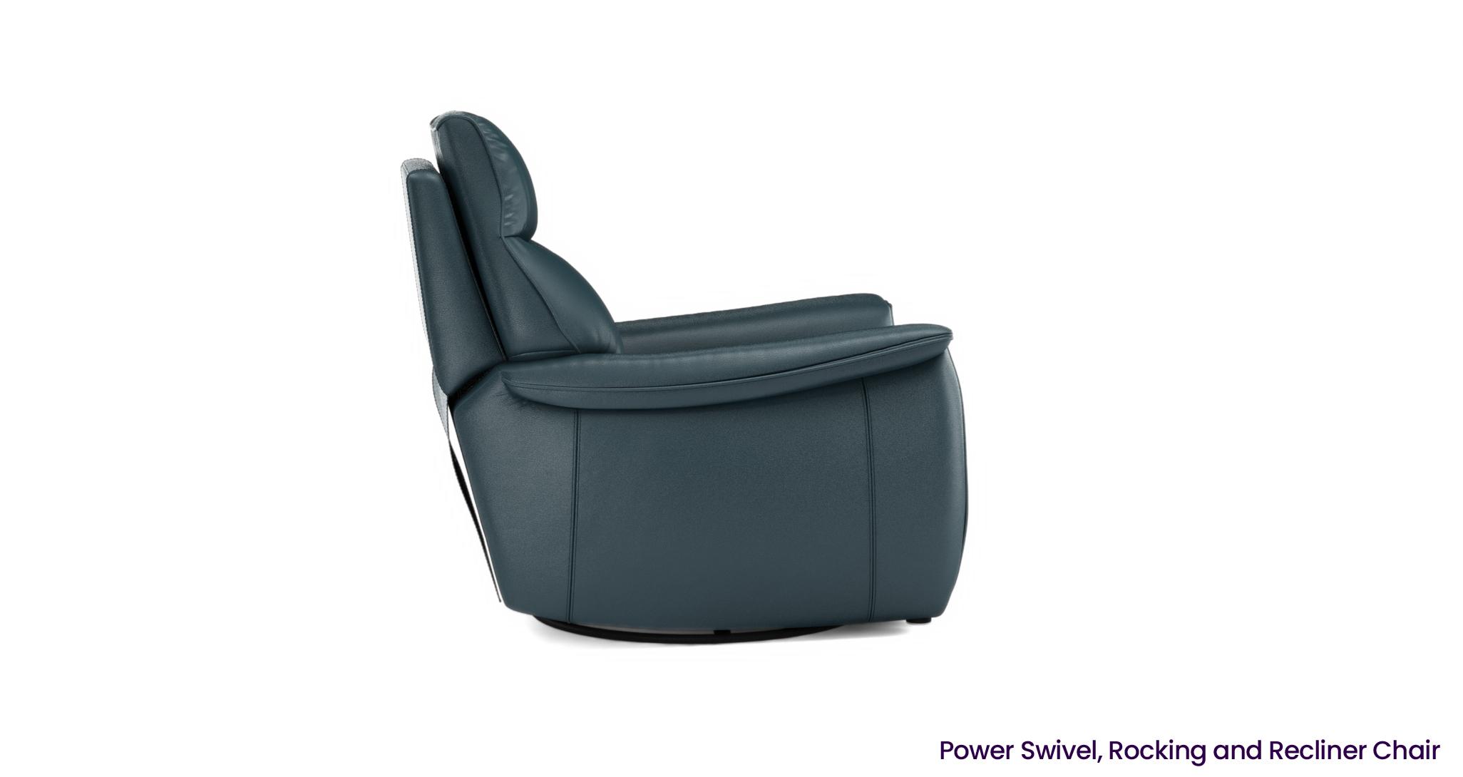 spiral Power Swivel Rocking and Recliner Chair