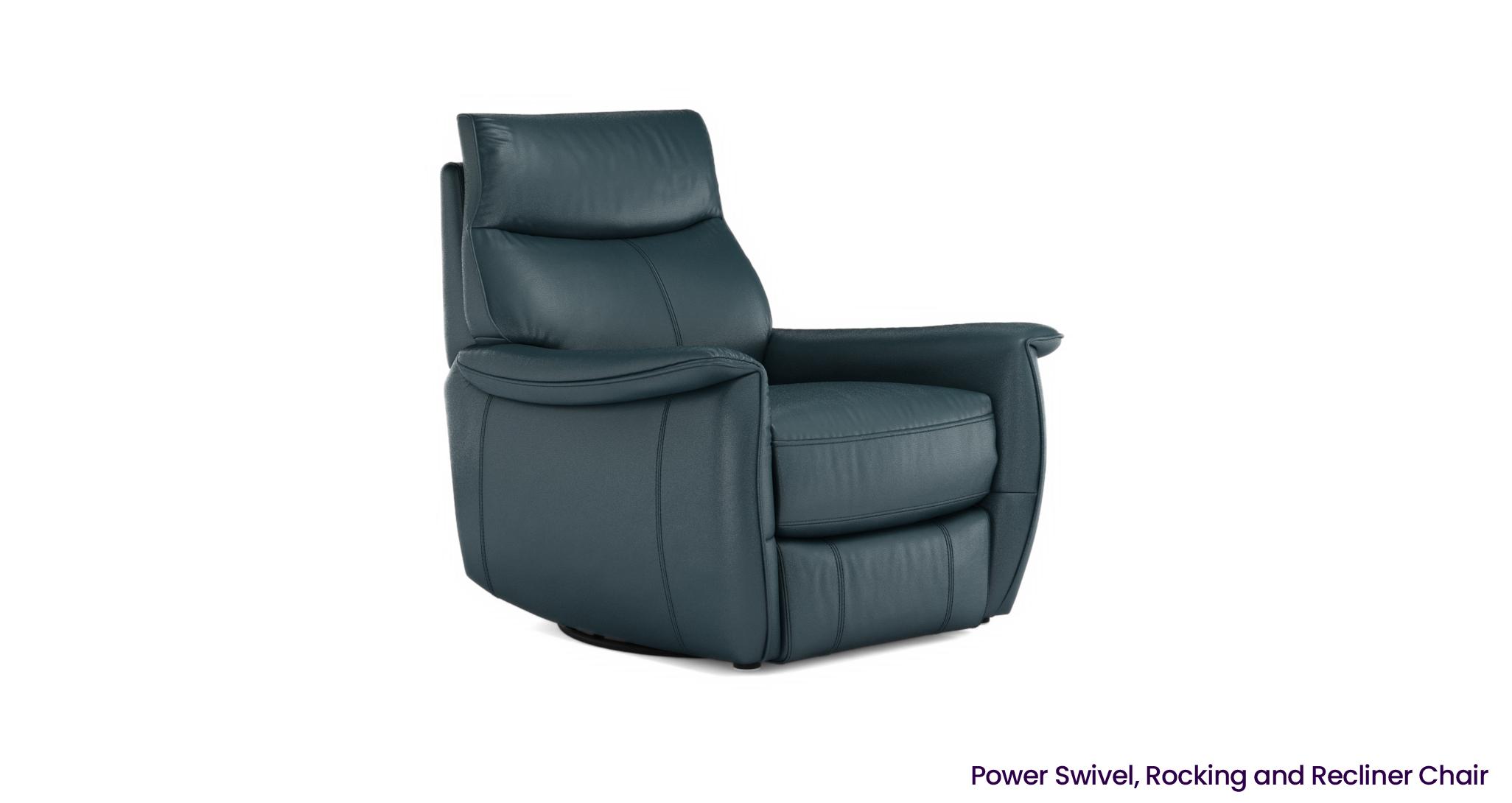 Chairs that rock swivel best sale and recline