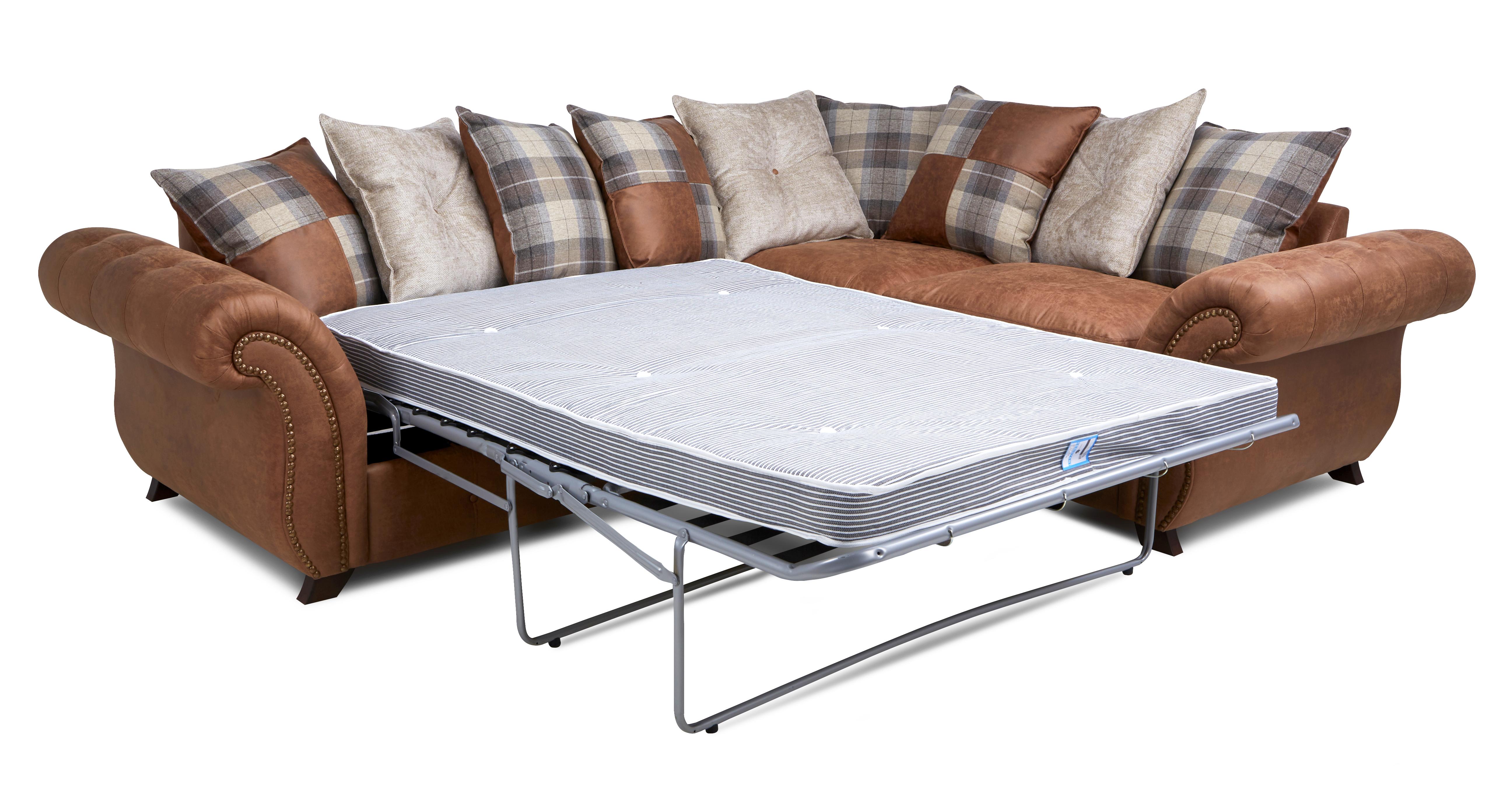 Stanbury Pillow Back Left Hand Facing 3 Seater Deluxe Sofa Bed