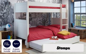 Stompa Classic Bunk Bed With Trundle