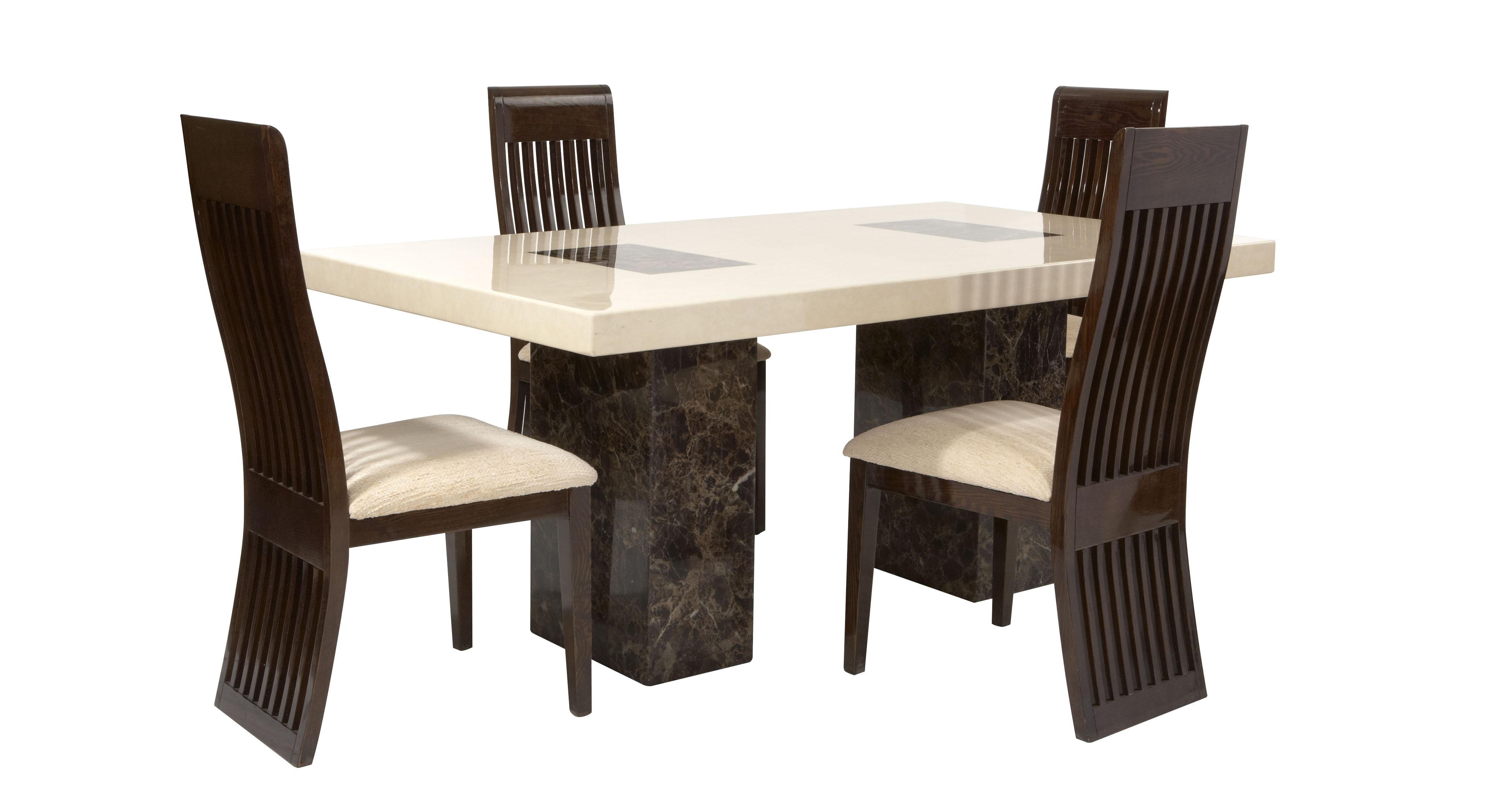 Dfs marble discount table and chairs