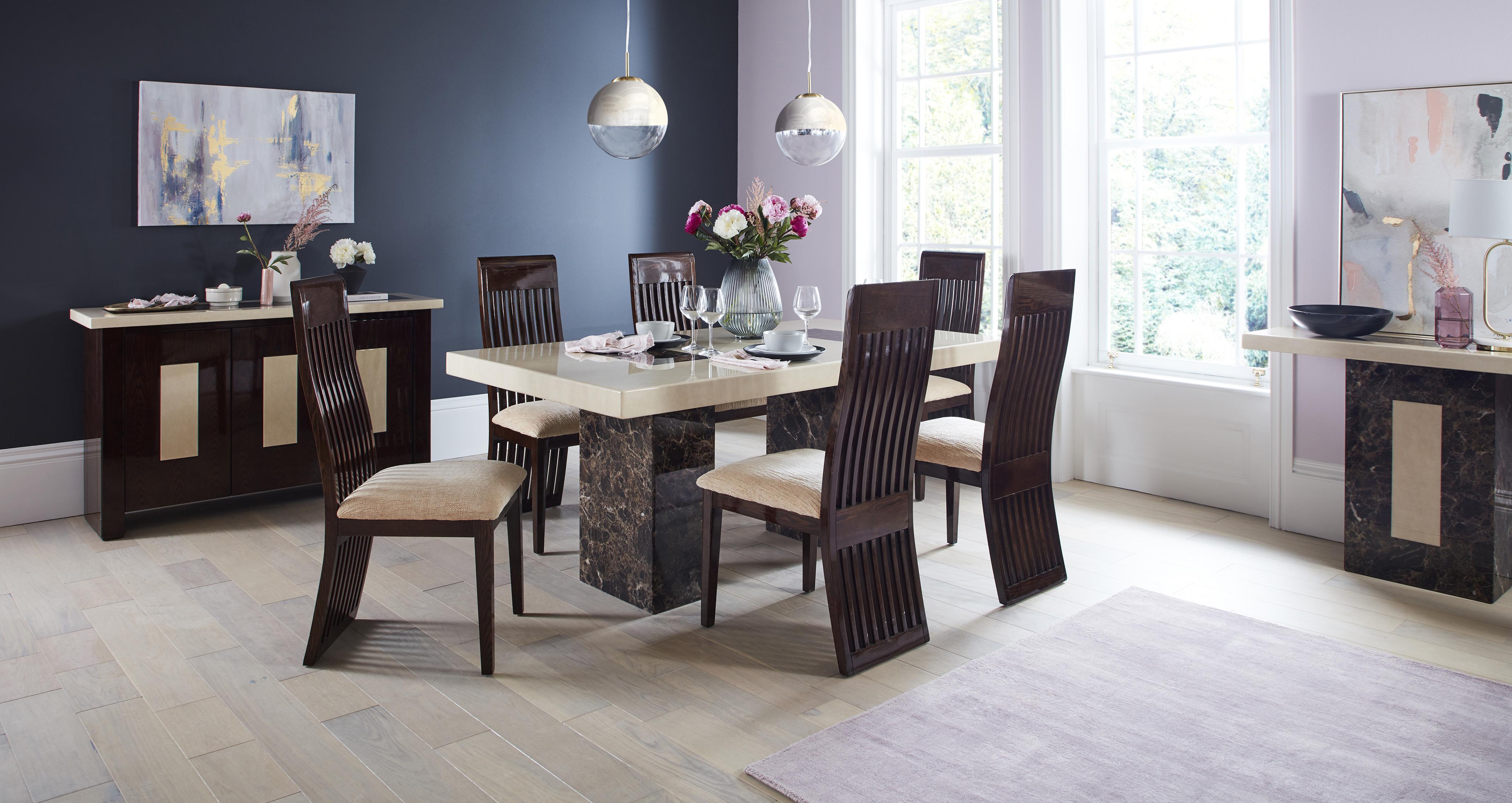 Strasbourg Rectangular Table Strasbourg Marble Dfs