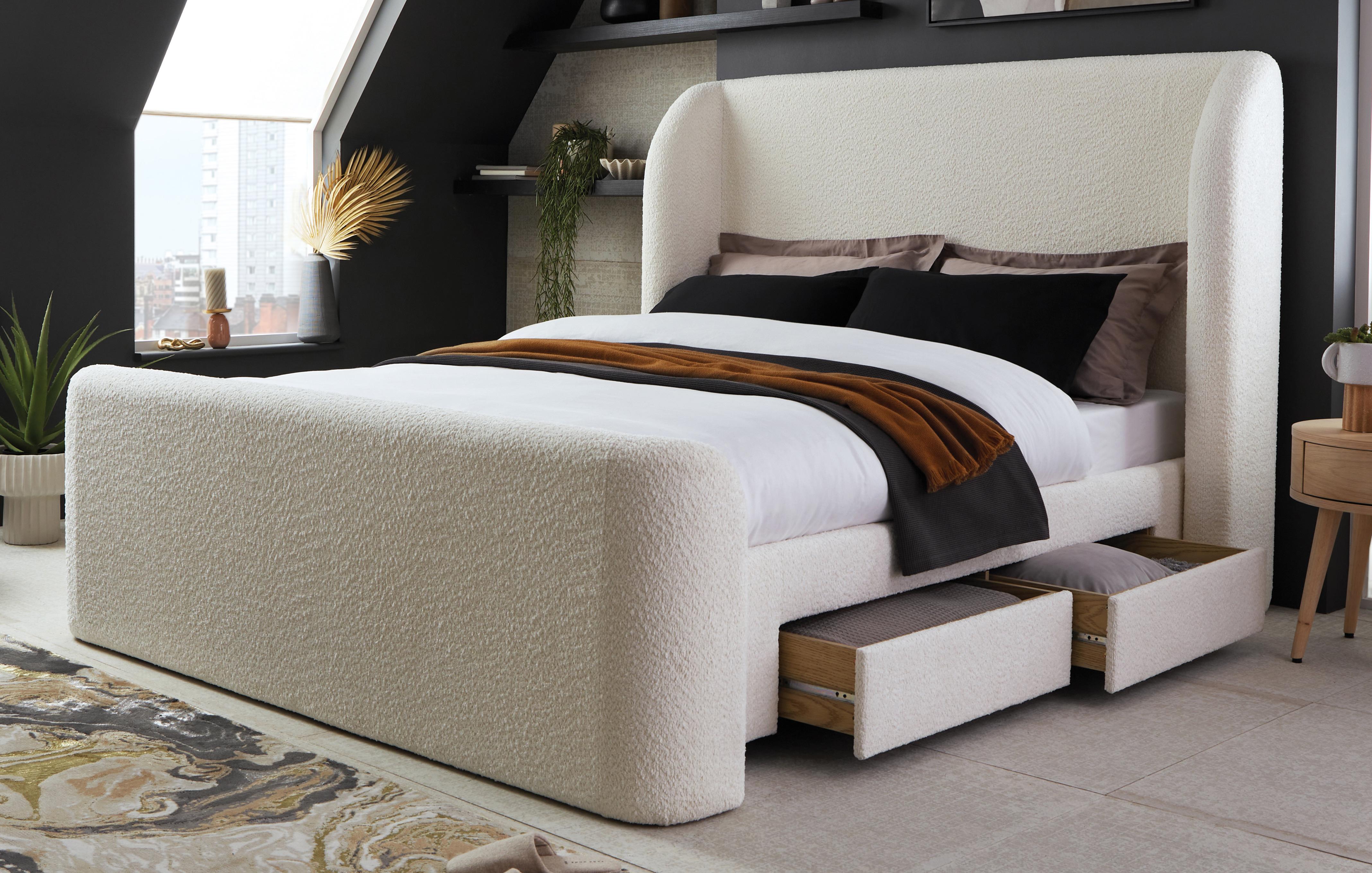 4 Drawer Double Storage Bedframe