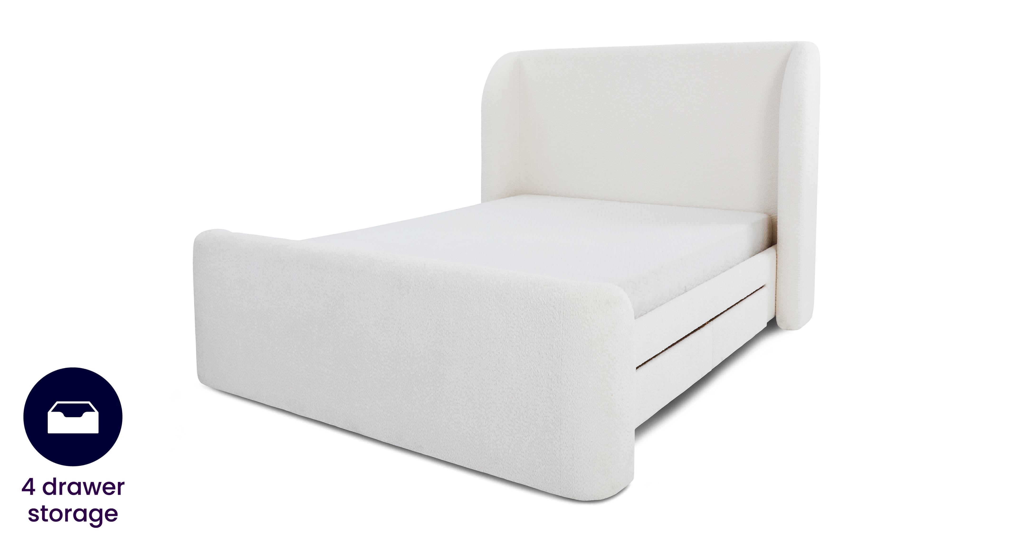 4 Drawer Super King Size Storage Bedframe