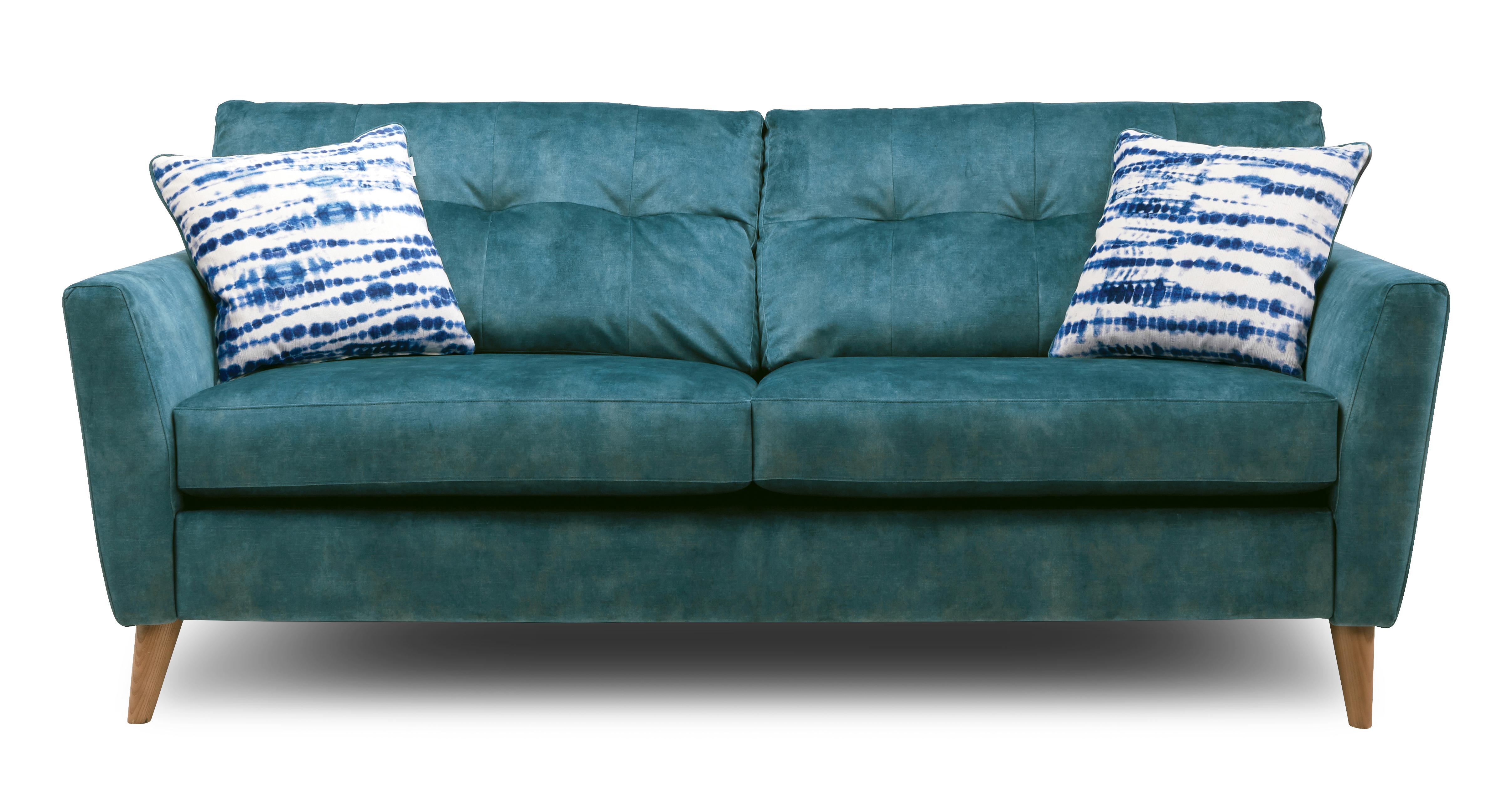 Studio Velvet 3 Seater Sofa DFS