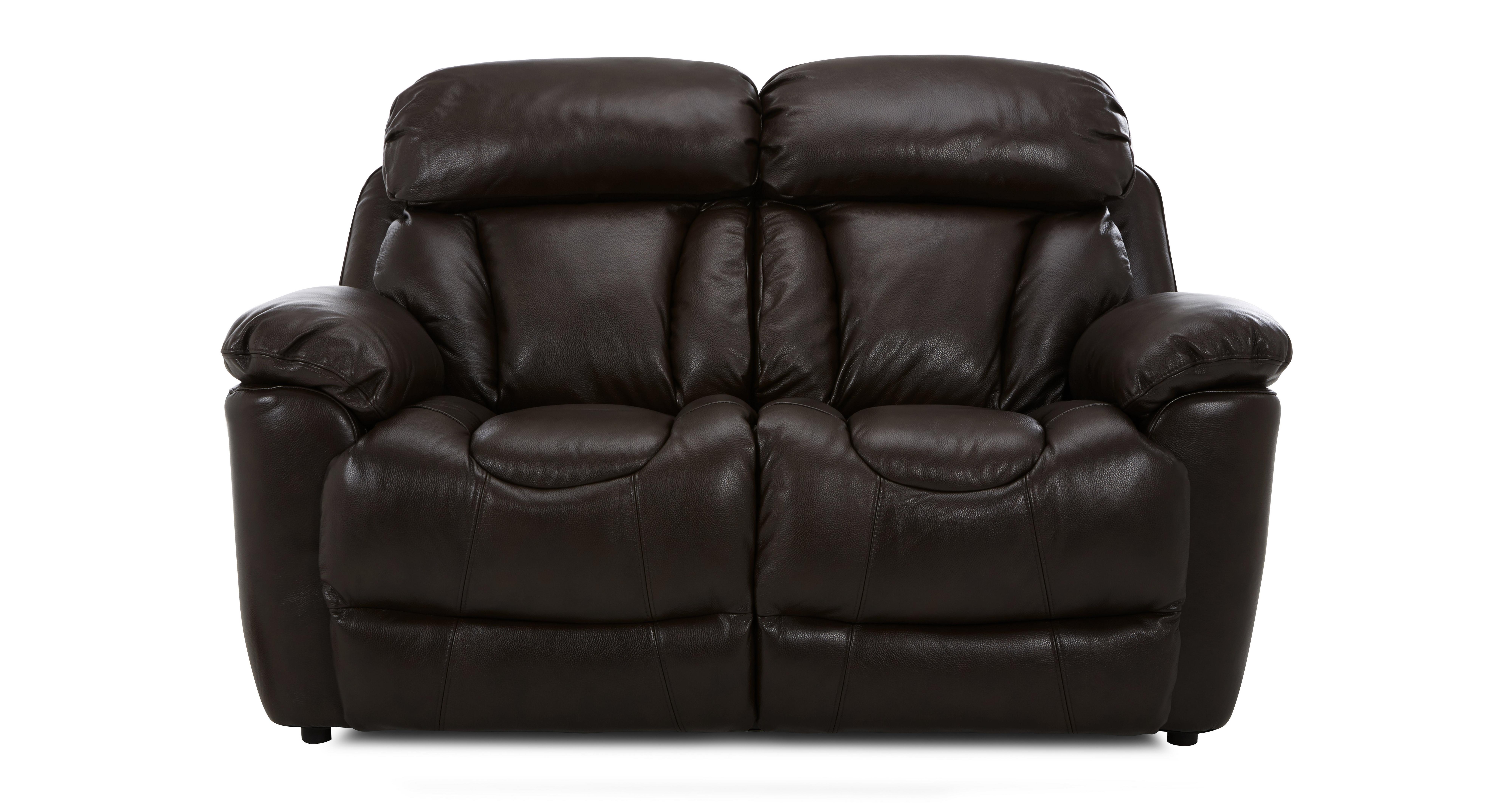 Dfs two deals seater leather sofa