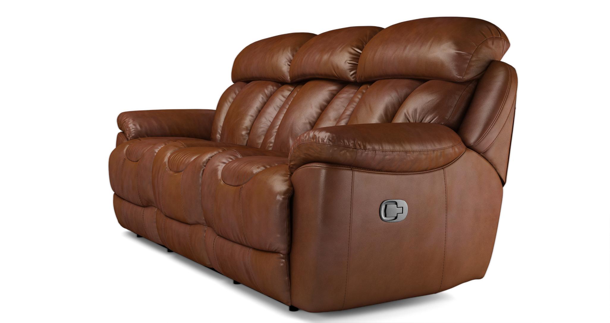 Dfs leather on sale recliner sofa