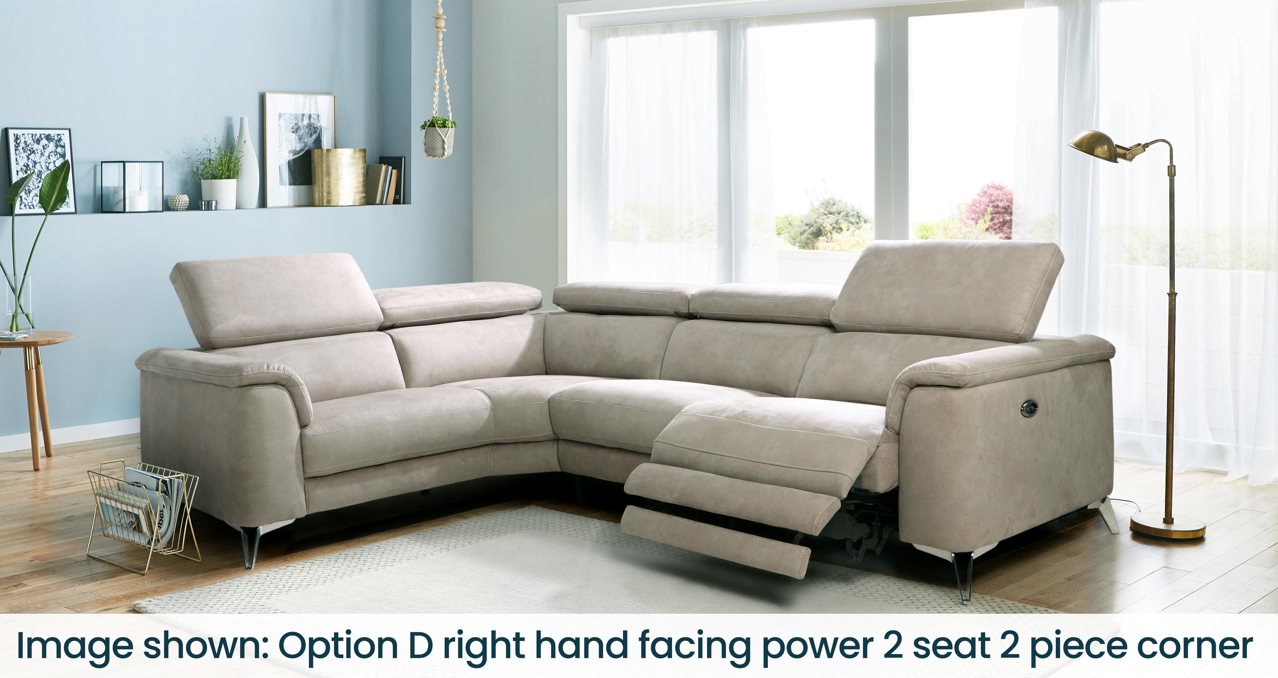 Tahiti power outlet corner sofa